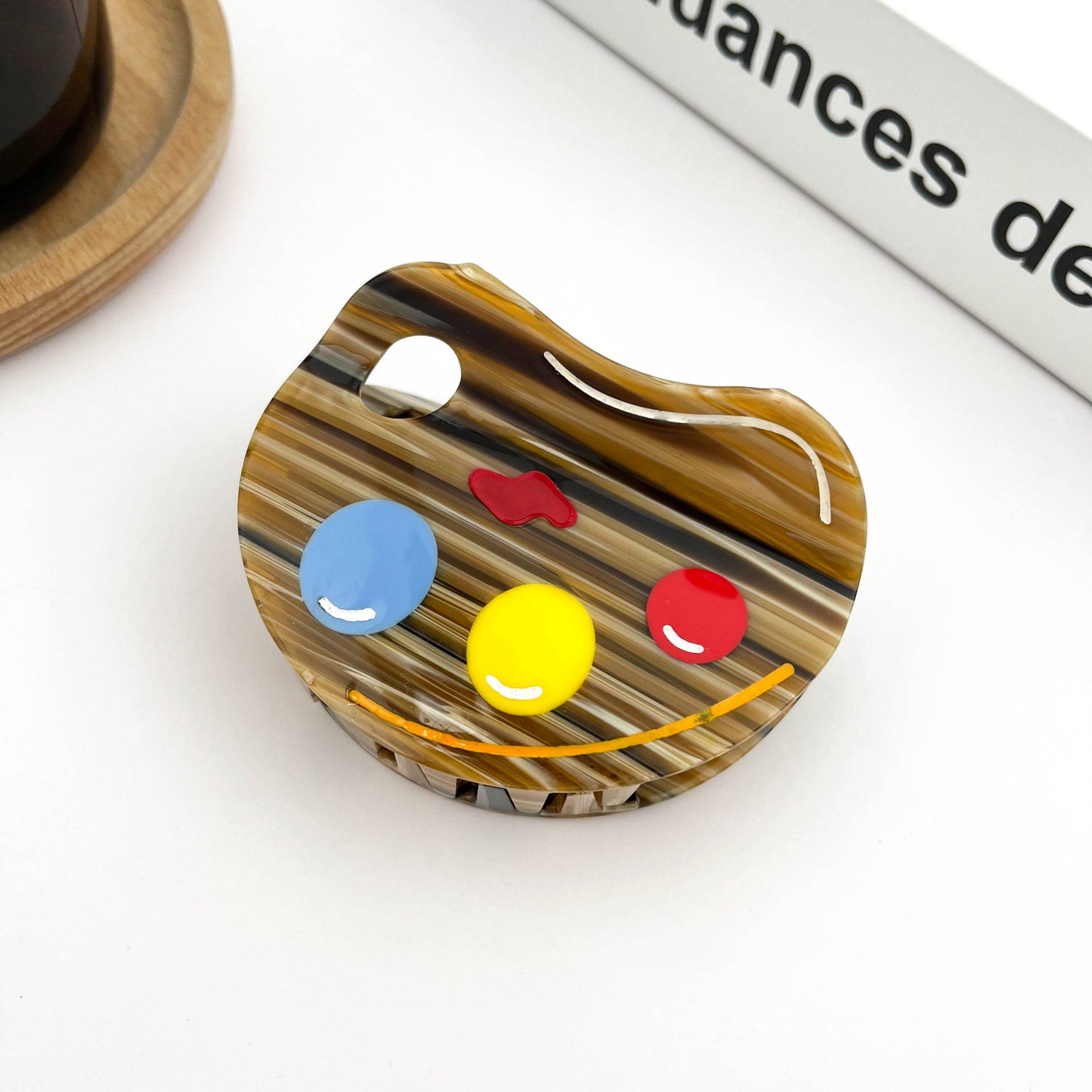Palette Acetate Hair Claw Clip
