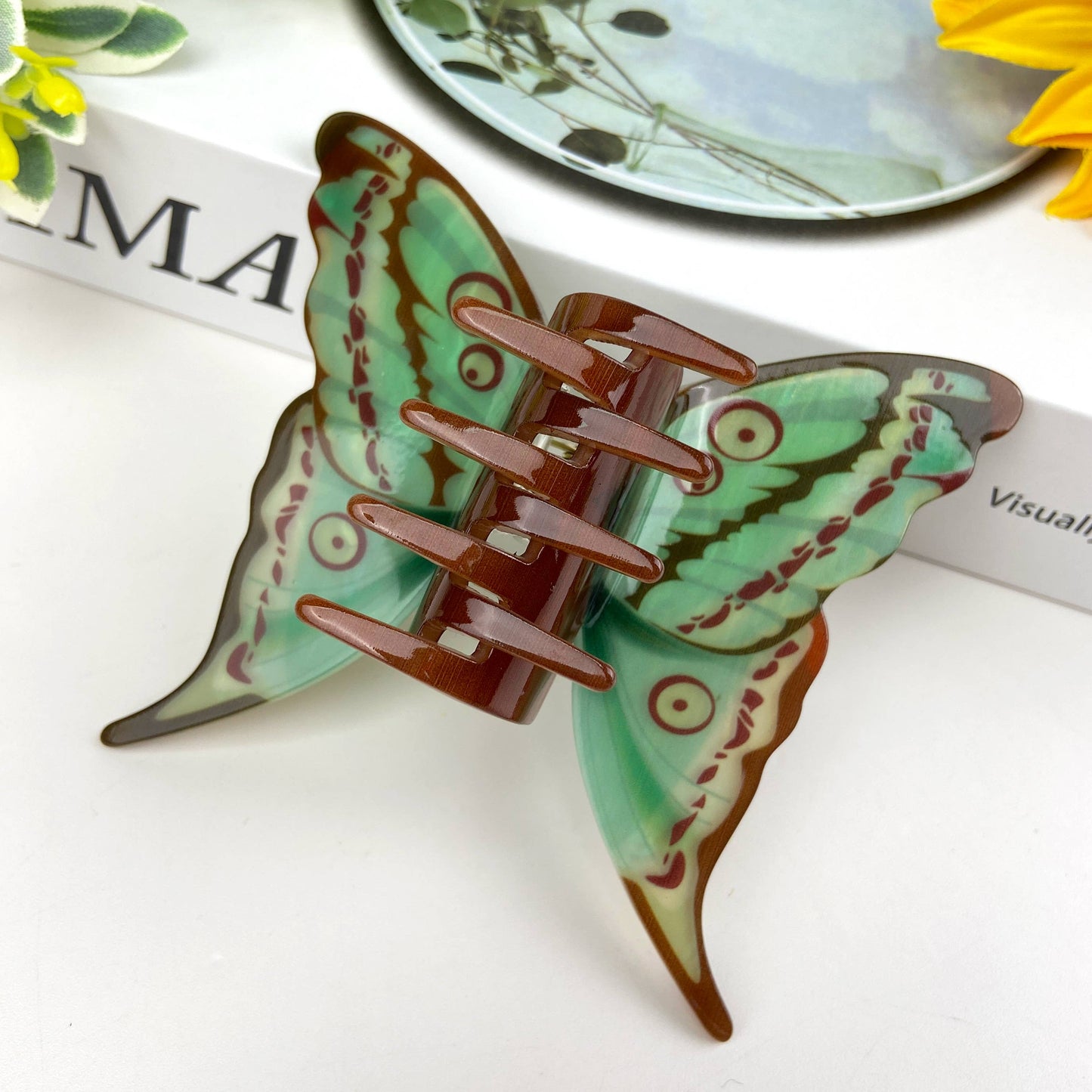 Colorful Butterfly Claw Clips