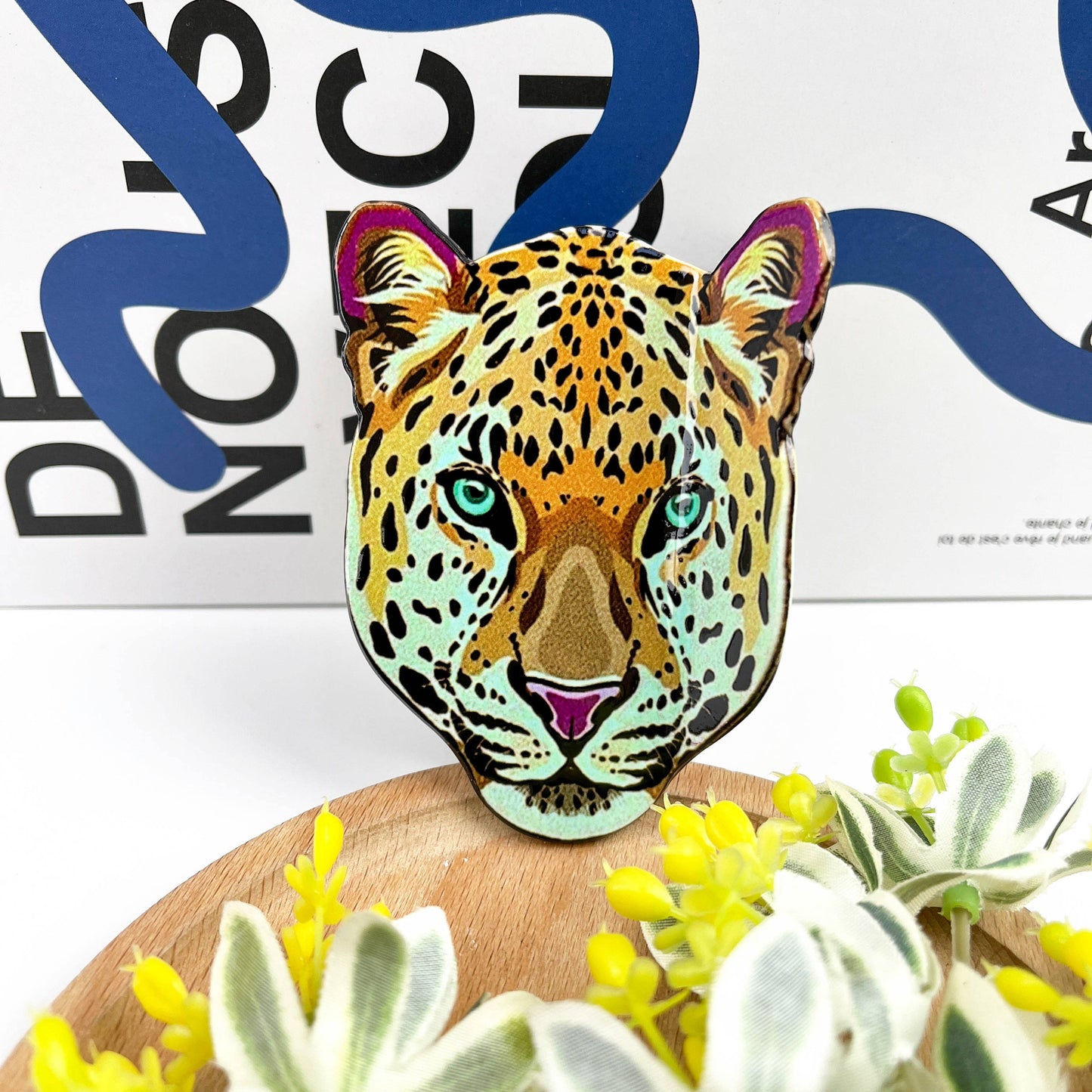 Tiger Head Hair Claw Clip