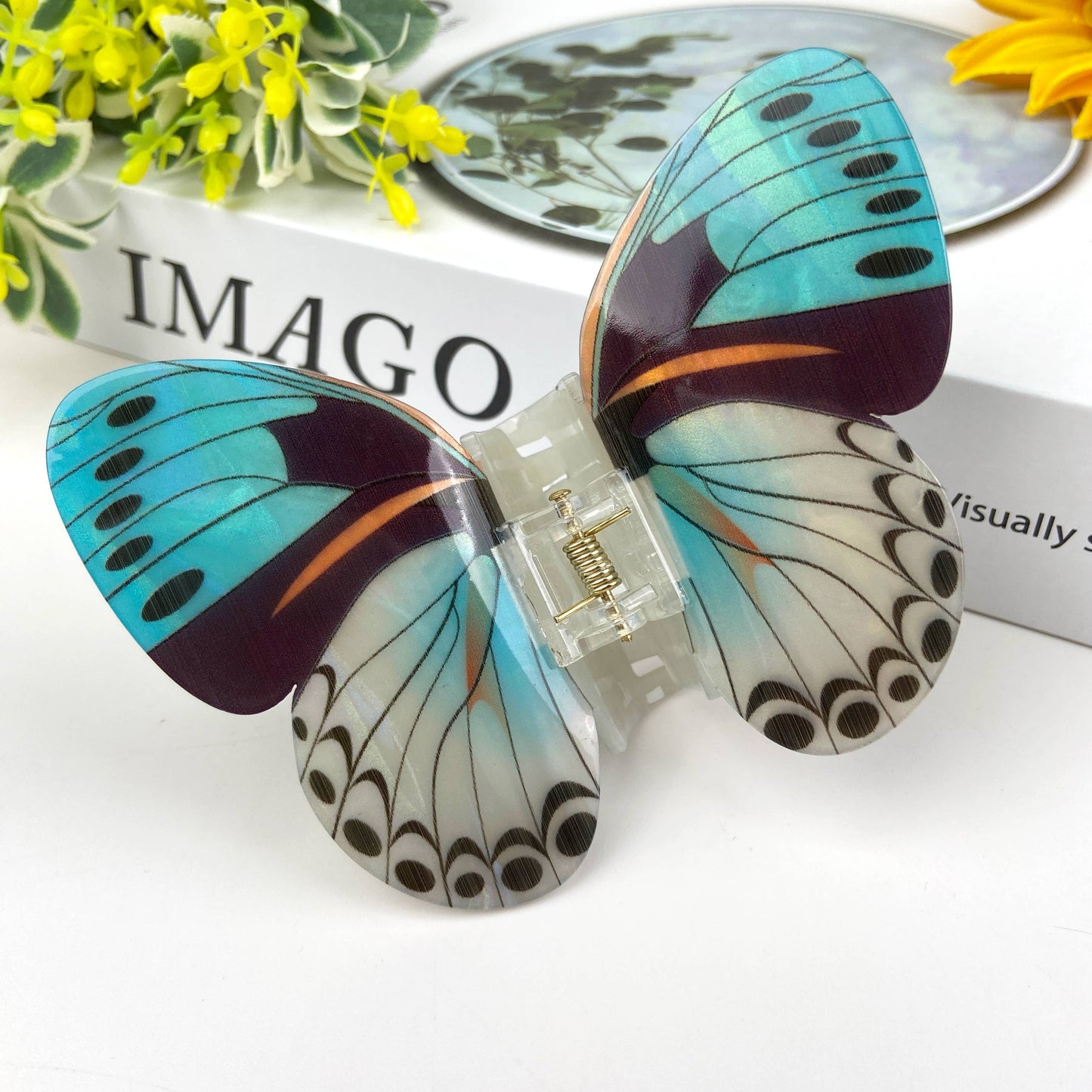 Colorful Butterfly Claw Clips