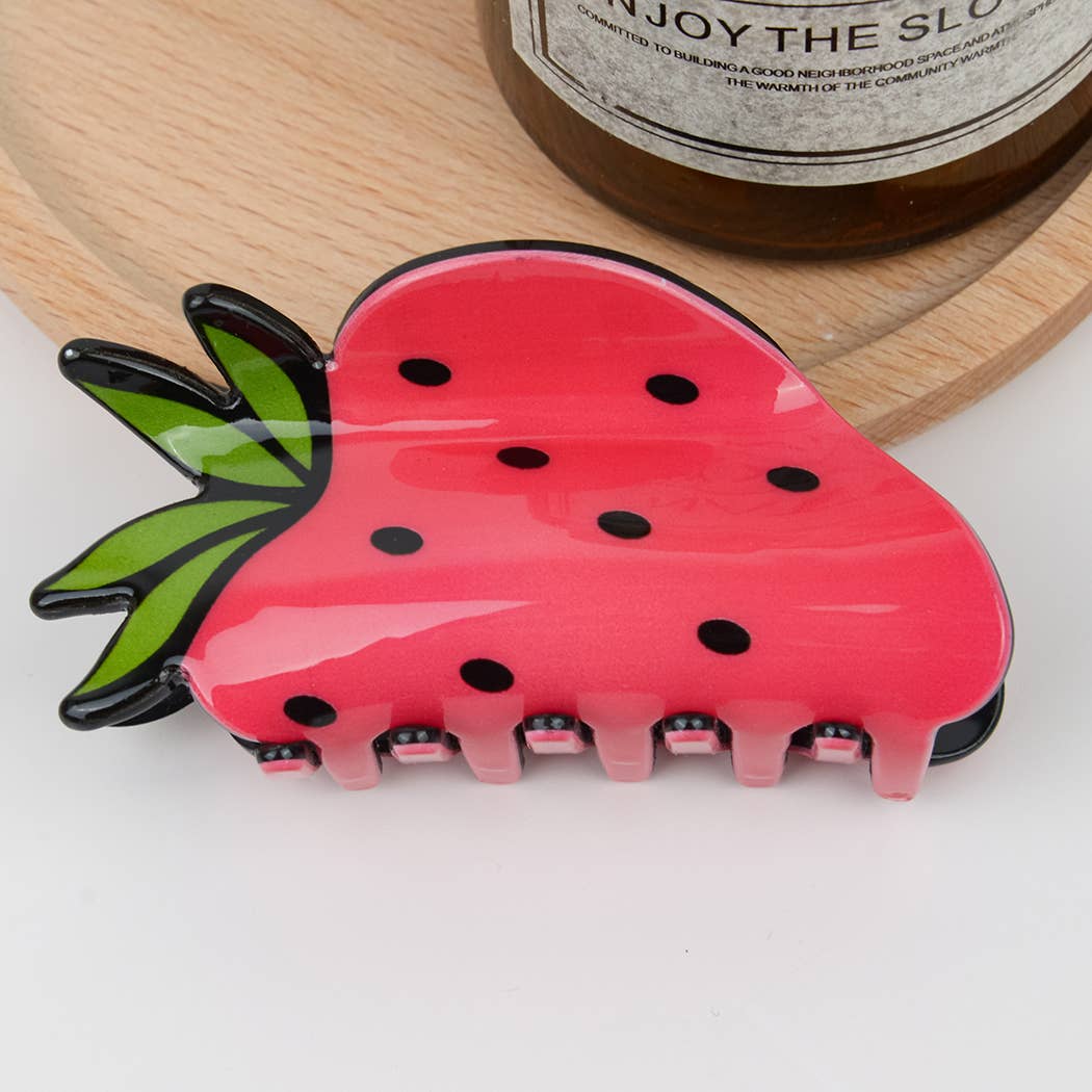 Cute Fruit And Vegetable Hair Claw Clip