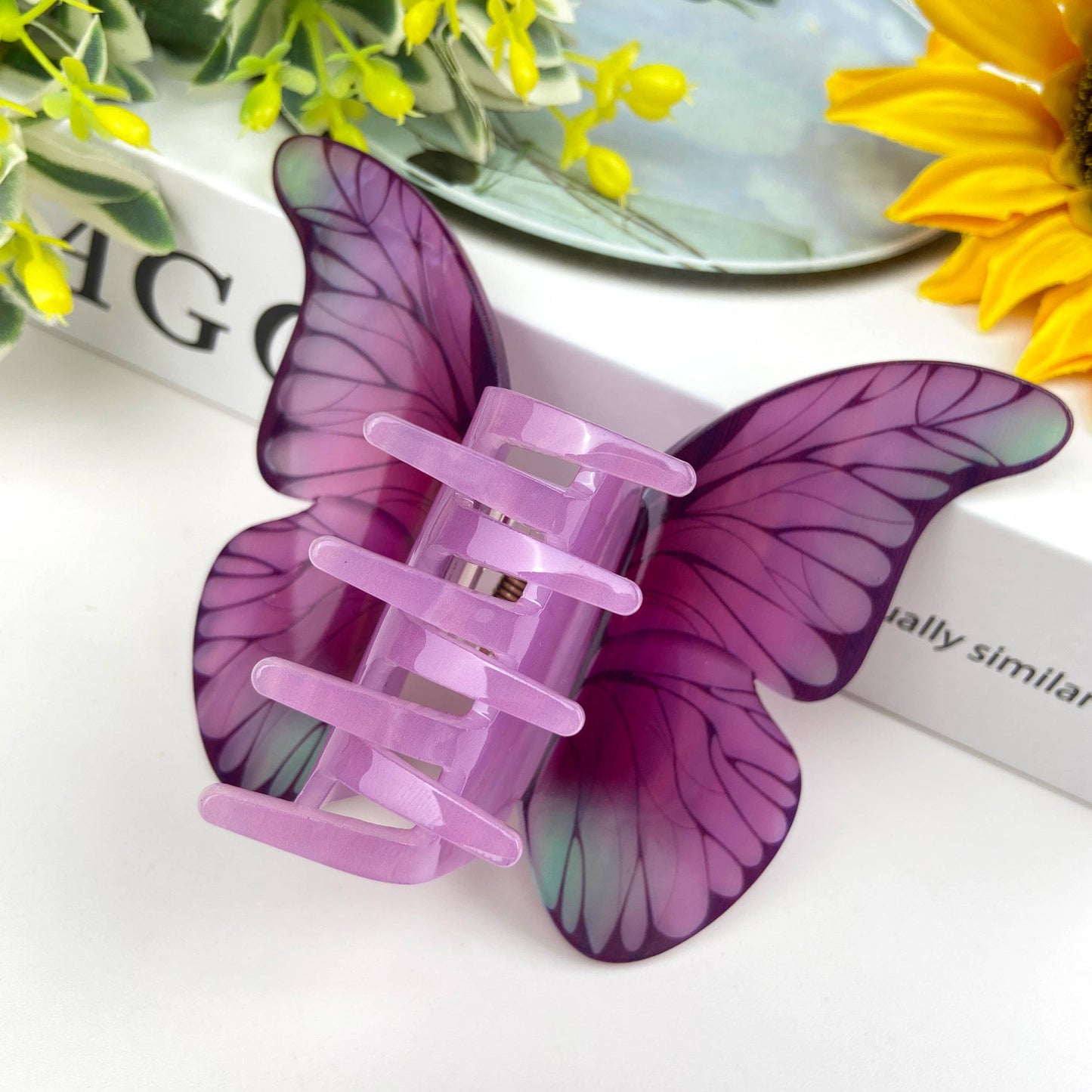 Colorful Butterfly Claw Clips