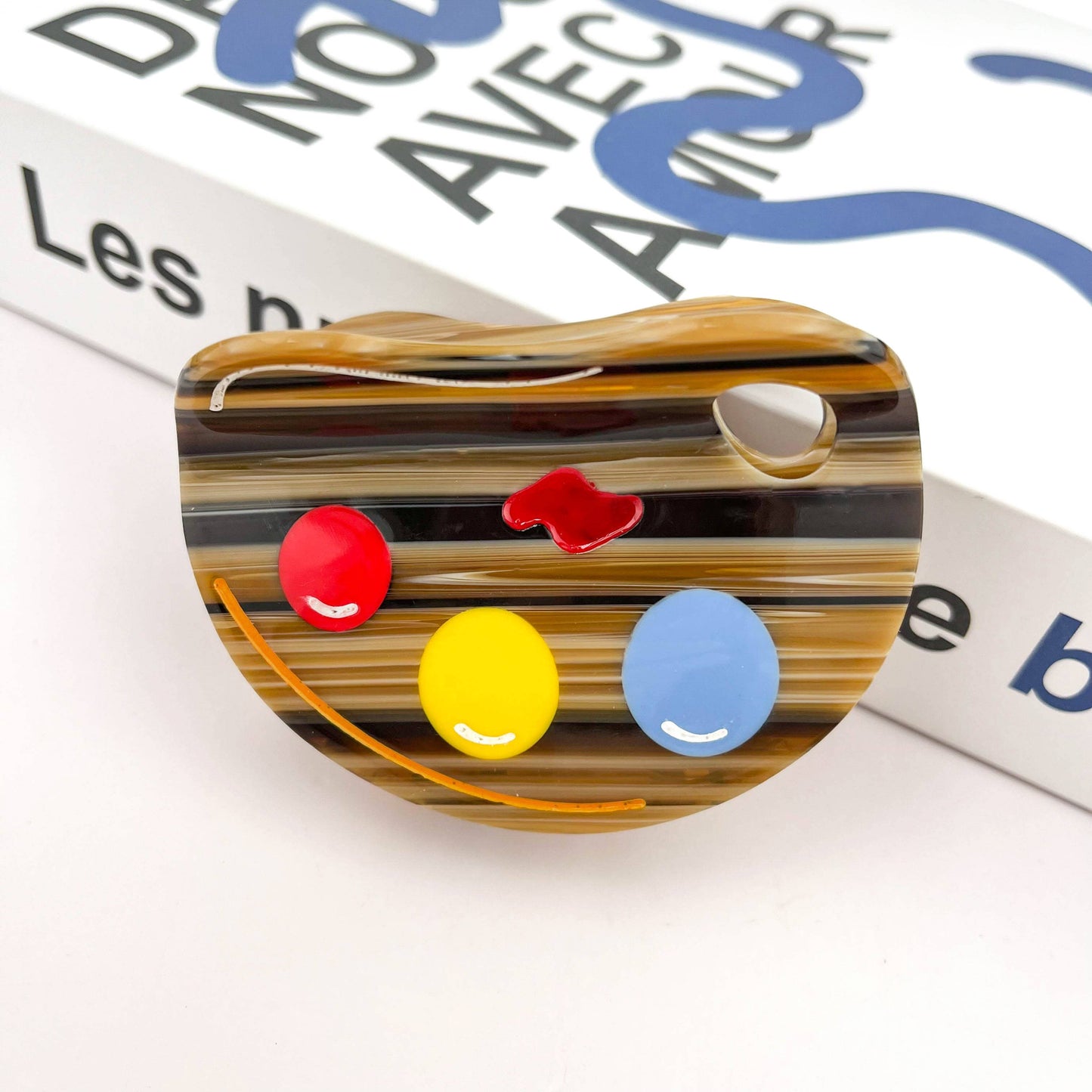 Palette Acetate Hair Claw Clip