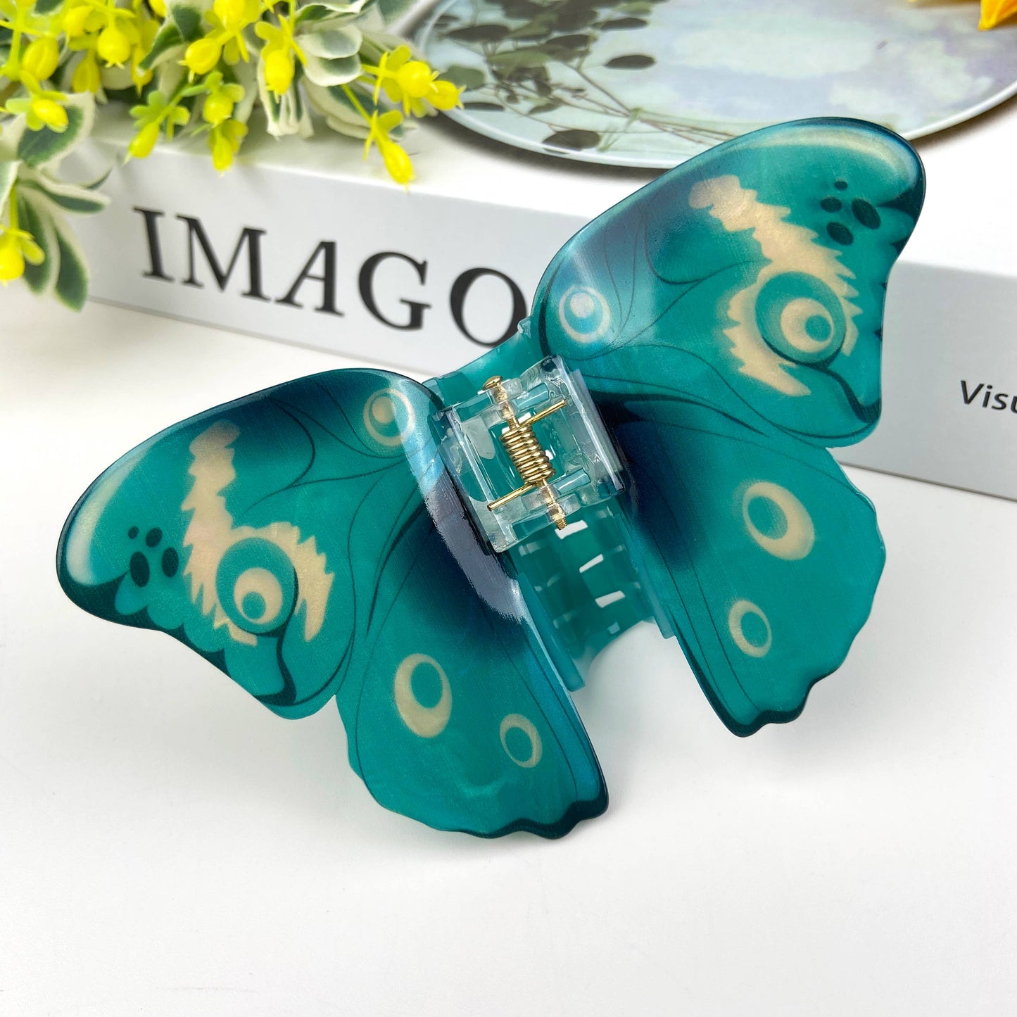Colorful Butterfly Claw Clips