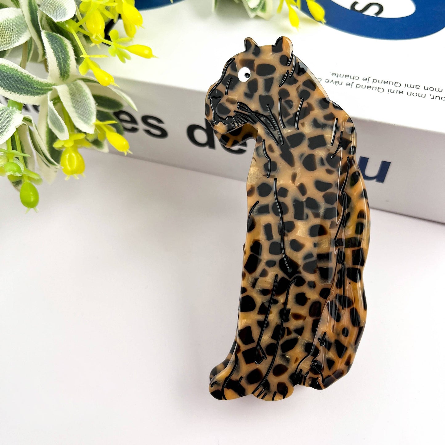 Jaguar Hair Claw Clip