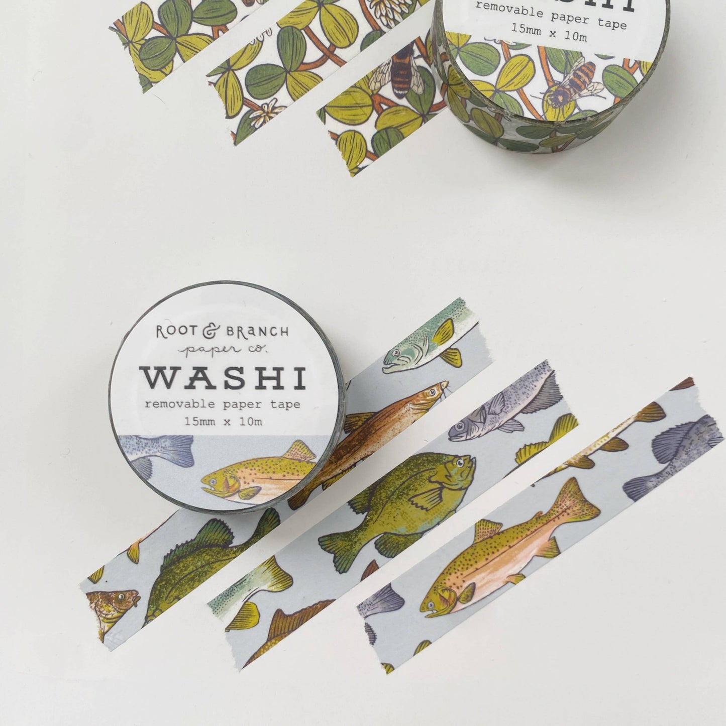 Freshwater Fish Washi Tape
