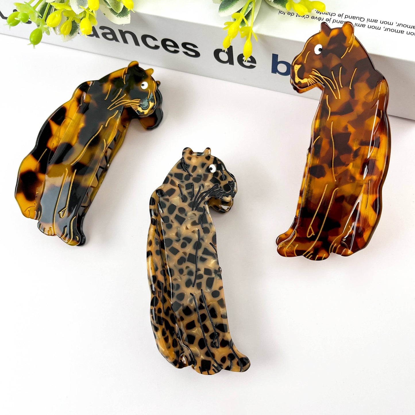 Jaguar Hair Claw Clip