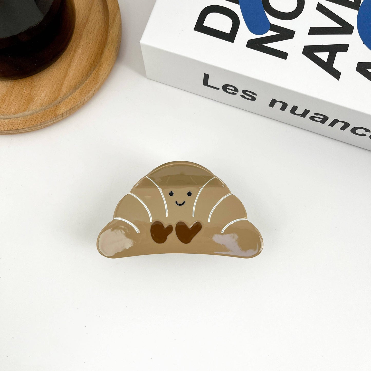 Bread Hair Claw Clip