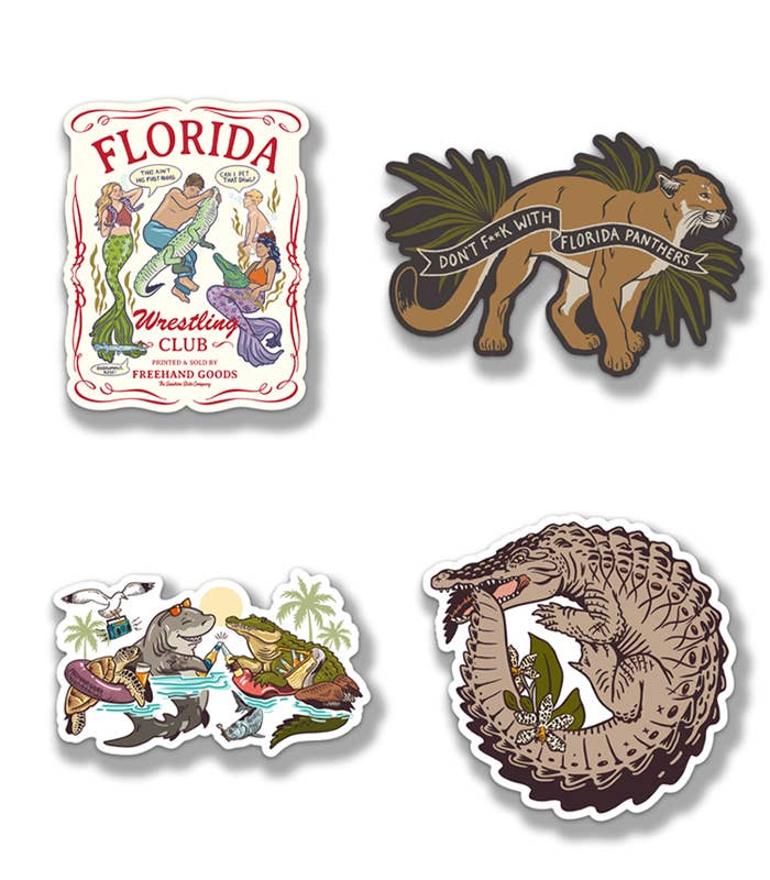 Florida Four Sticker Pack