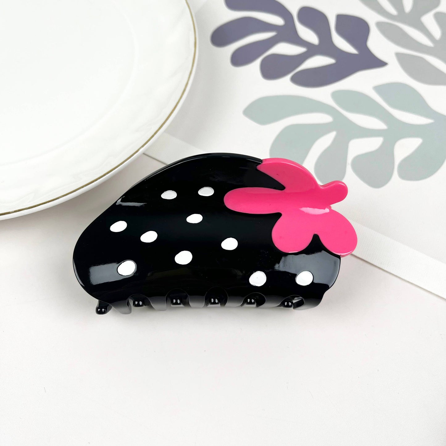 Strawberry Hair Clip Fruit Series
