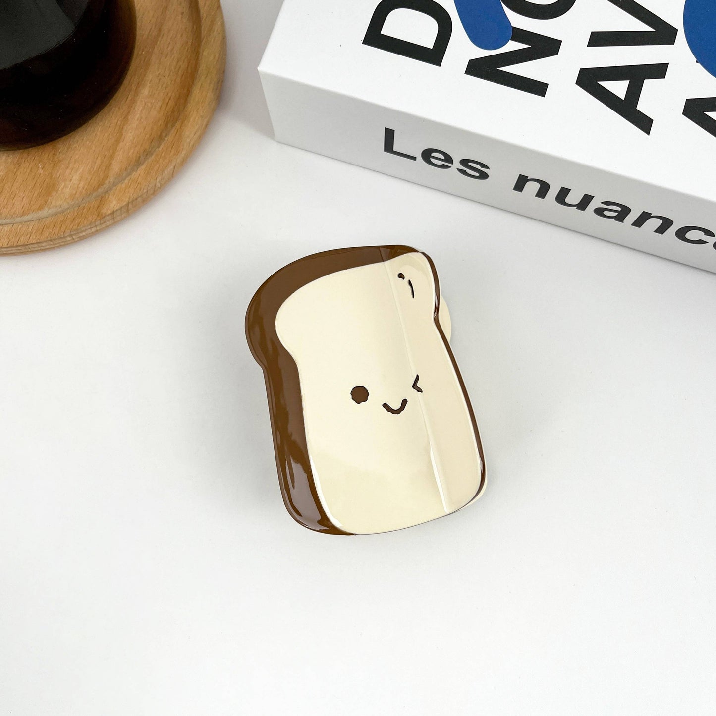 Bread Hair Claw Clip