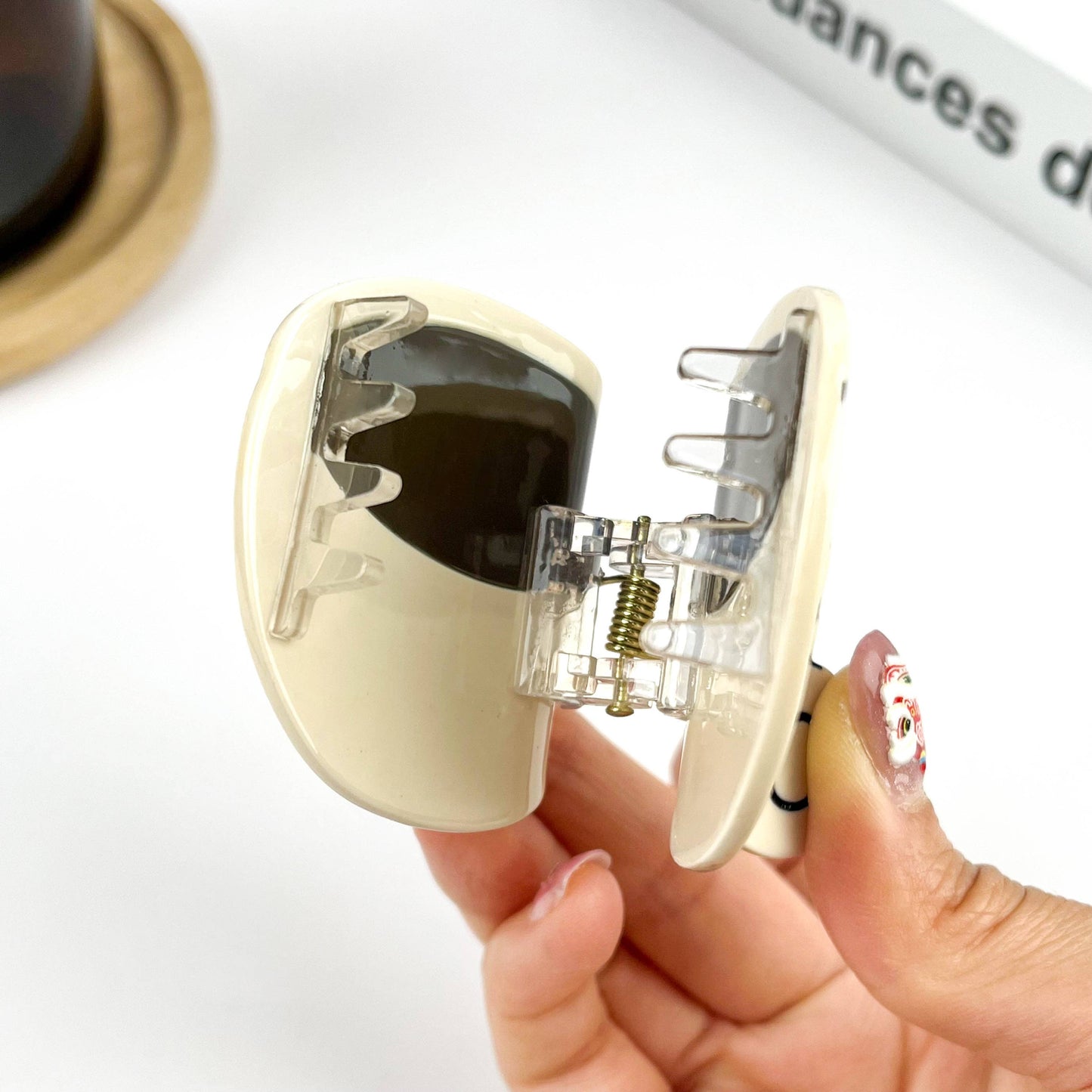 Coffee Cup Claw Hair Clip