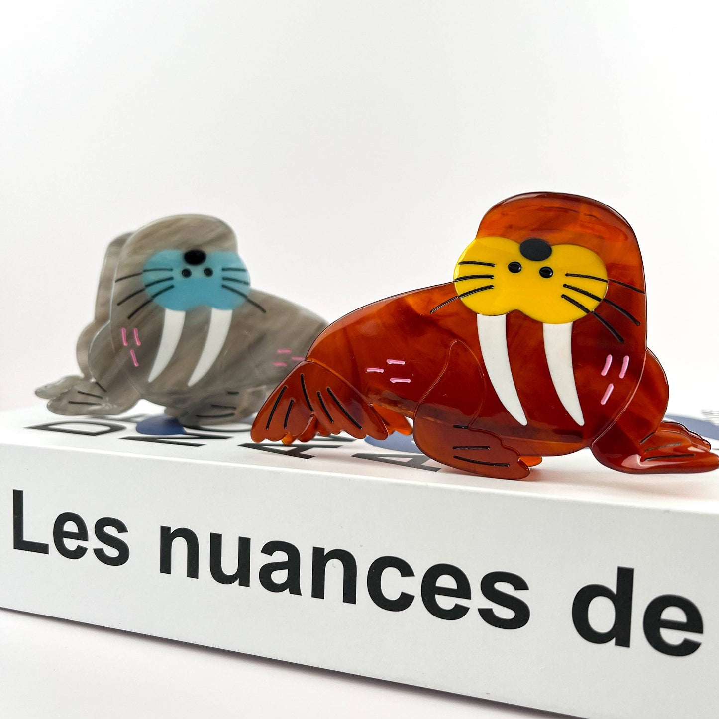 Charming Walrus Hair Claw Clip