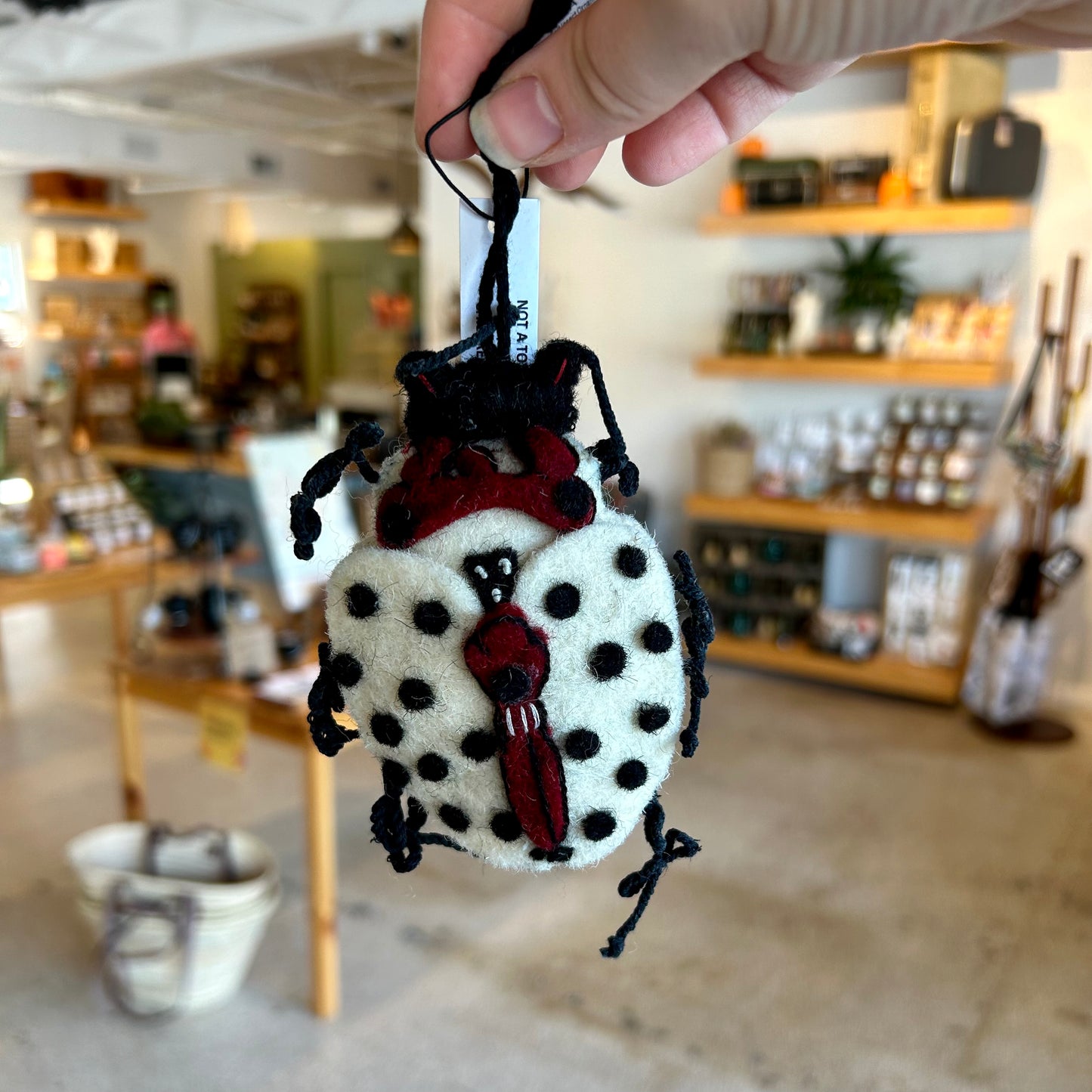 Handmade Wool Felt Insect Ornament