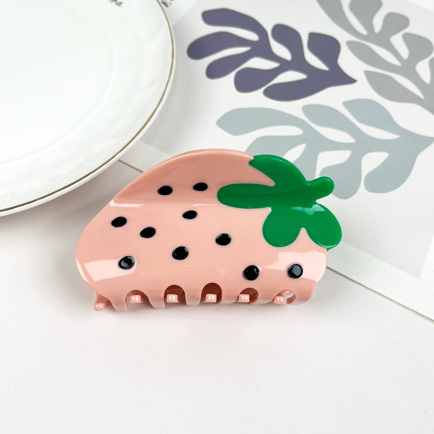 Strawberry Hair Clip Fruit Series