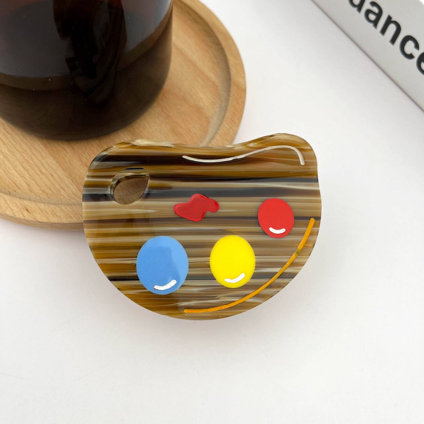 Palette Acetate Hair Claw Clip