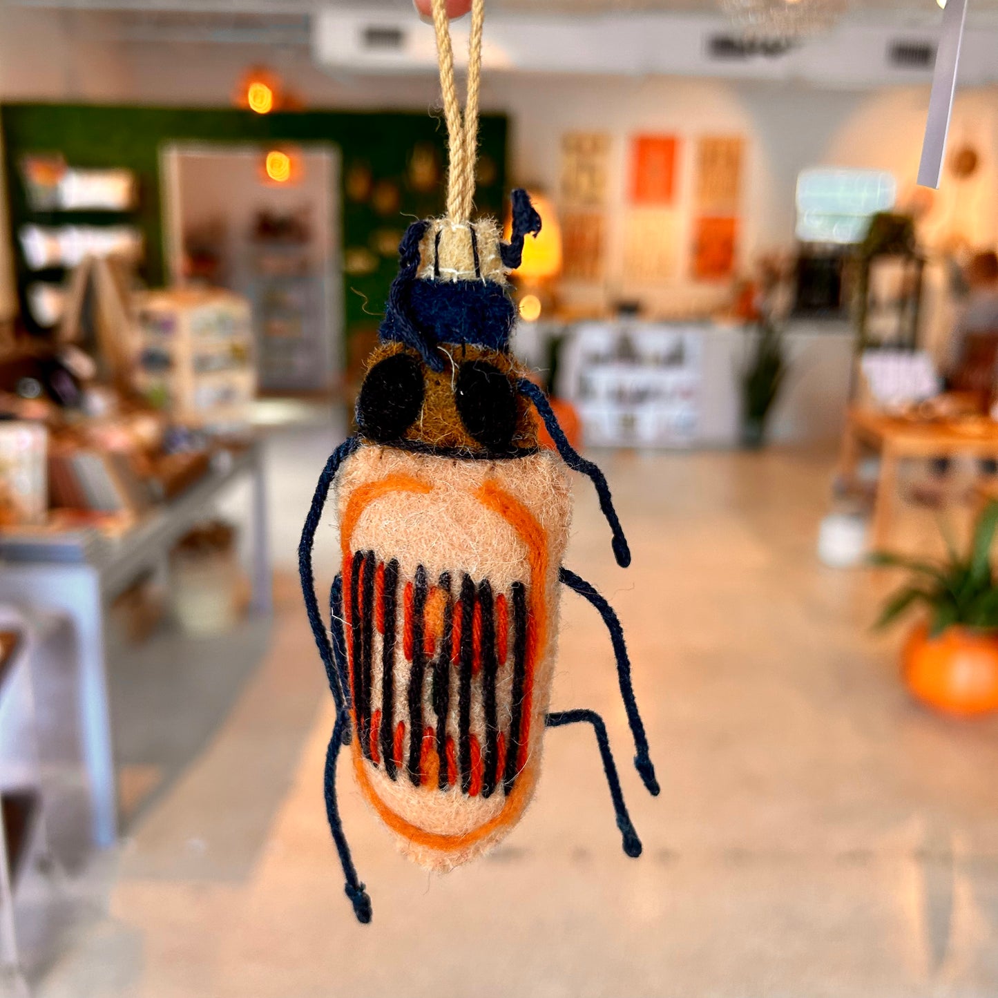 Handmade Wool Felt Insect Ornament