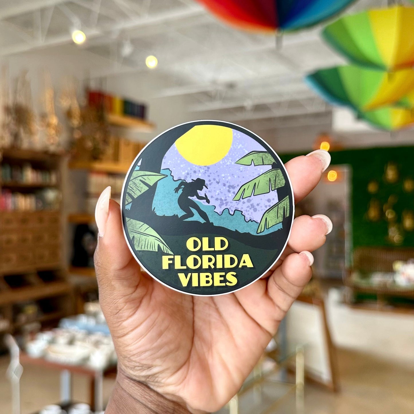 Old Florida Vibes Sticker
