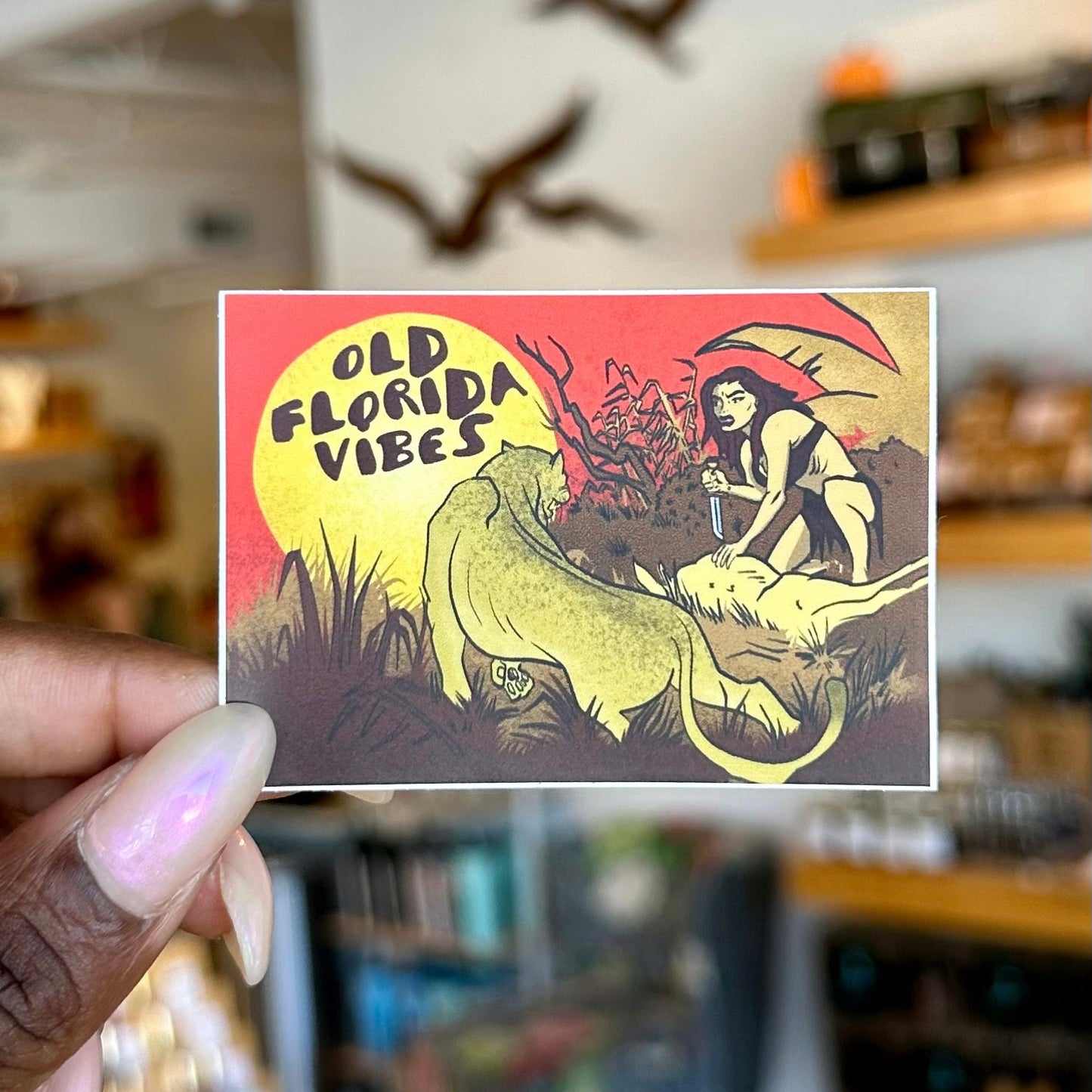Old Florida Vibes Sticker