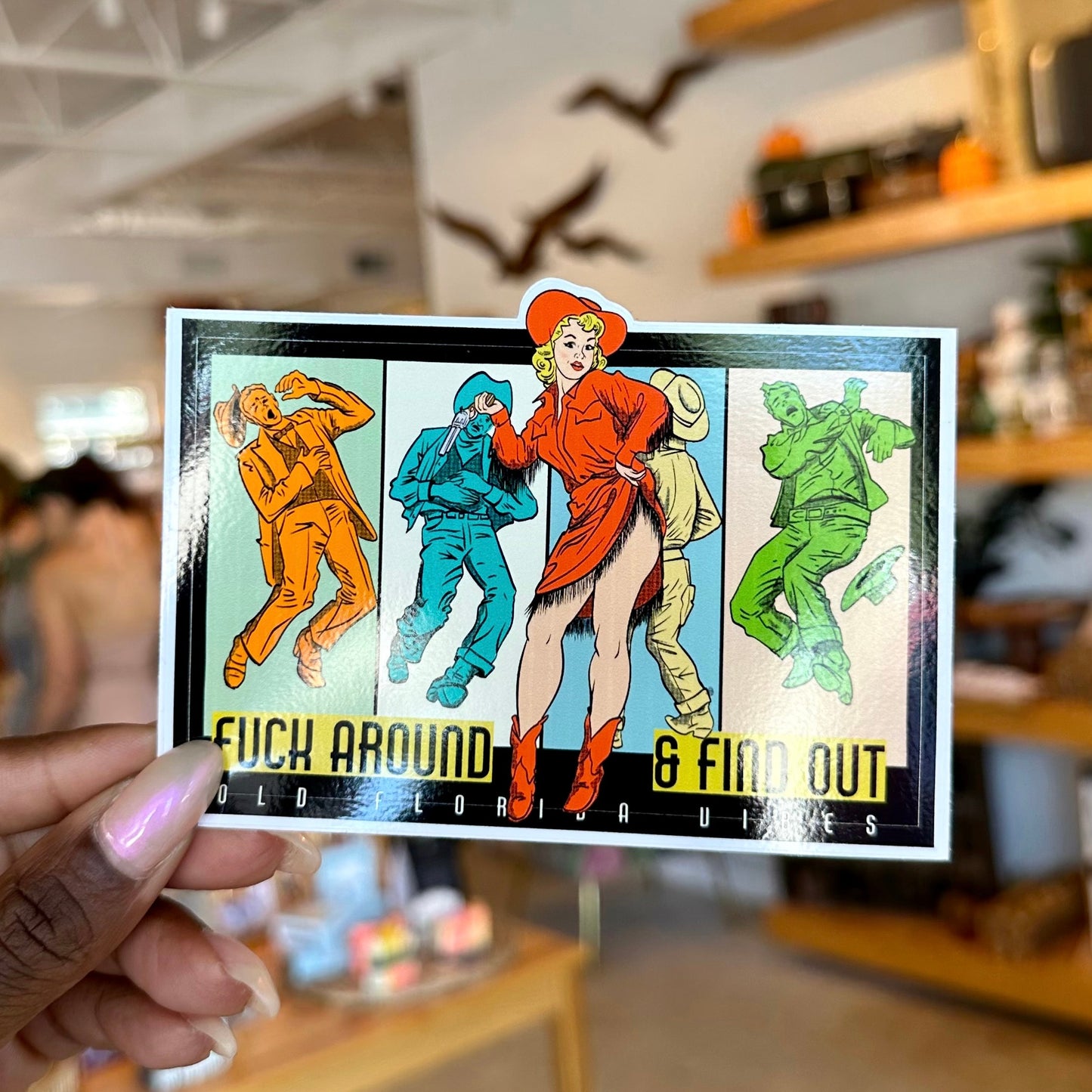 Old Florida Vibes Sticker