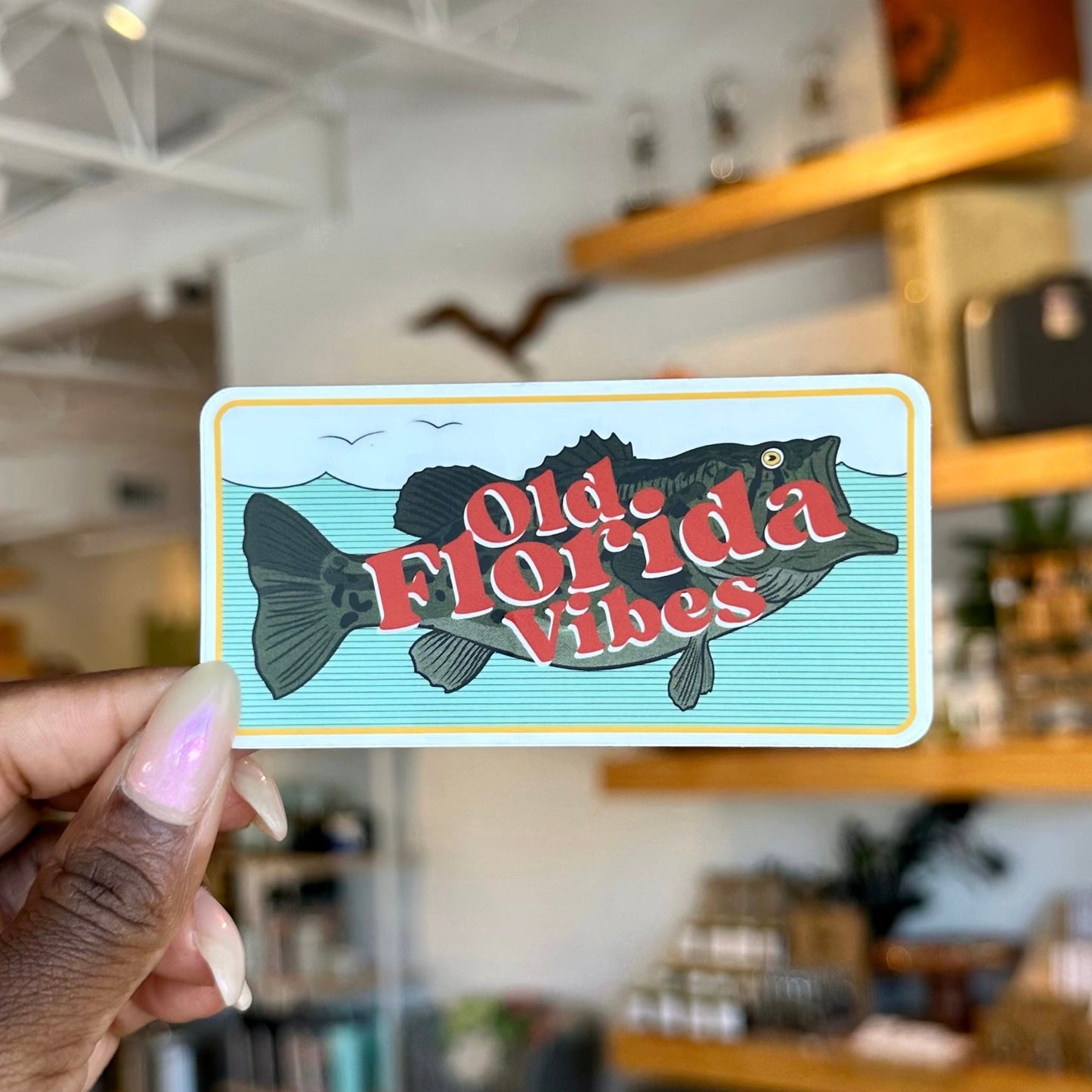 Old Florida Vibes Sticker