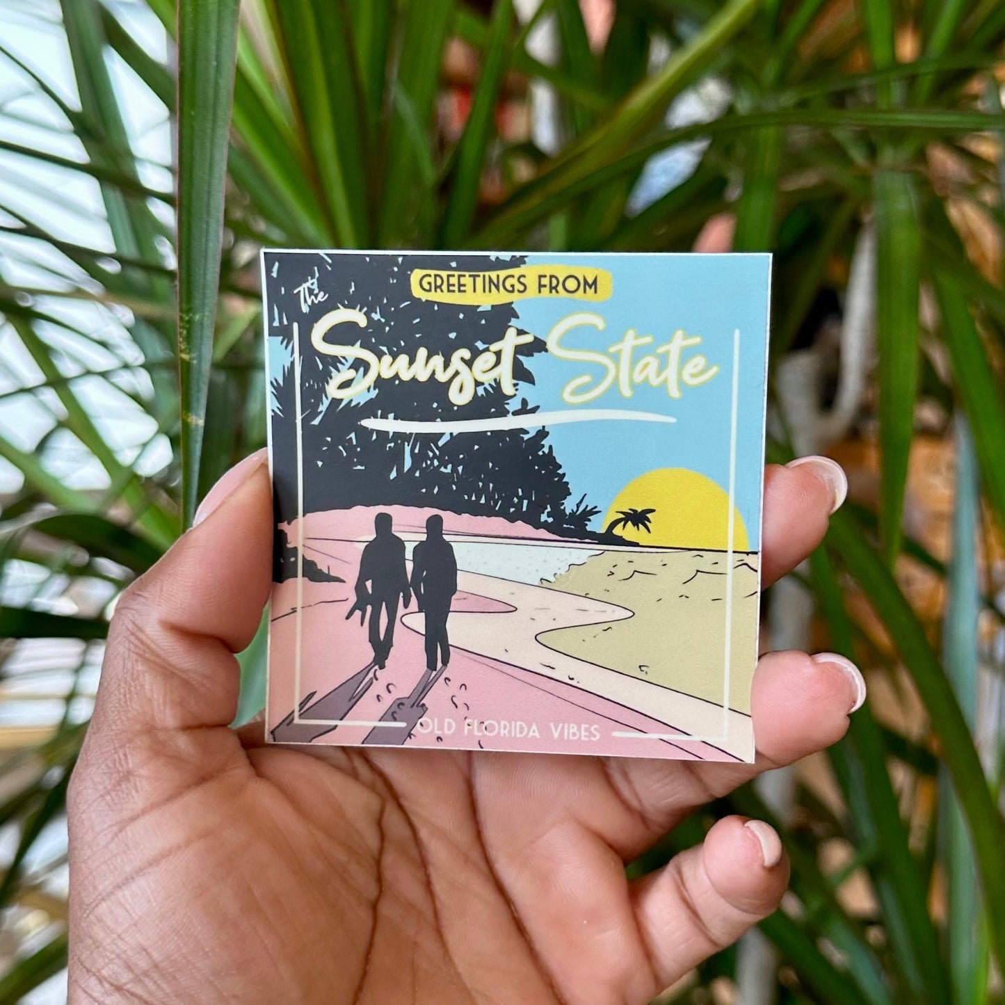 Old Florida Vibes Sticker