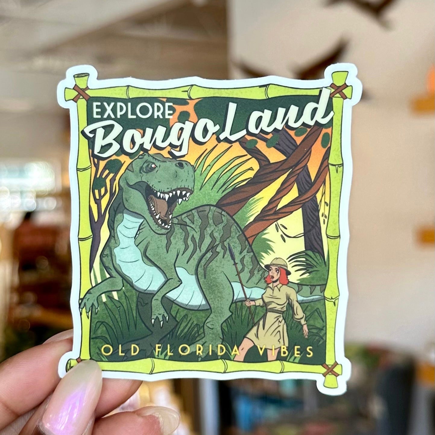 Old Florida Vibes Sticker