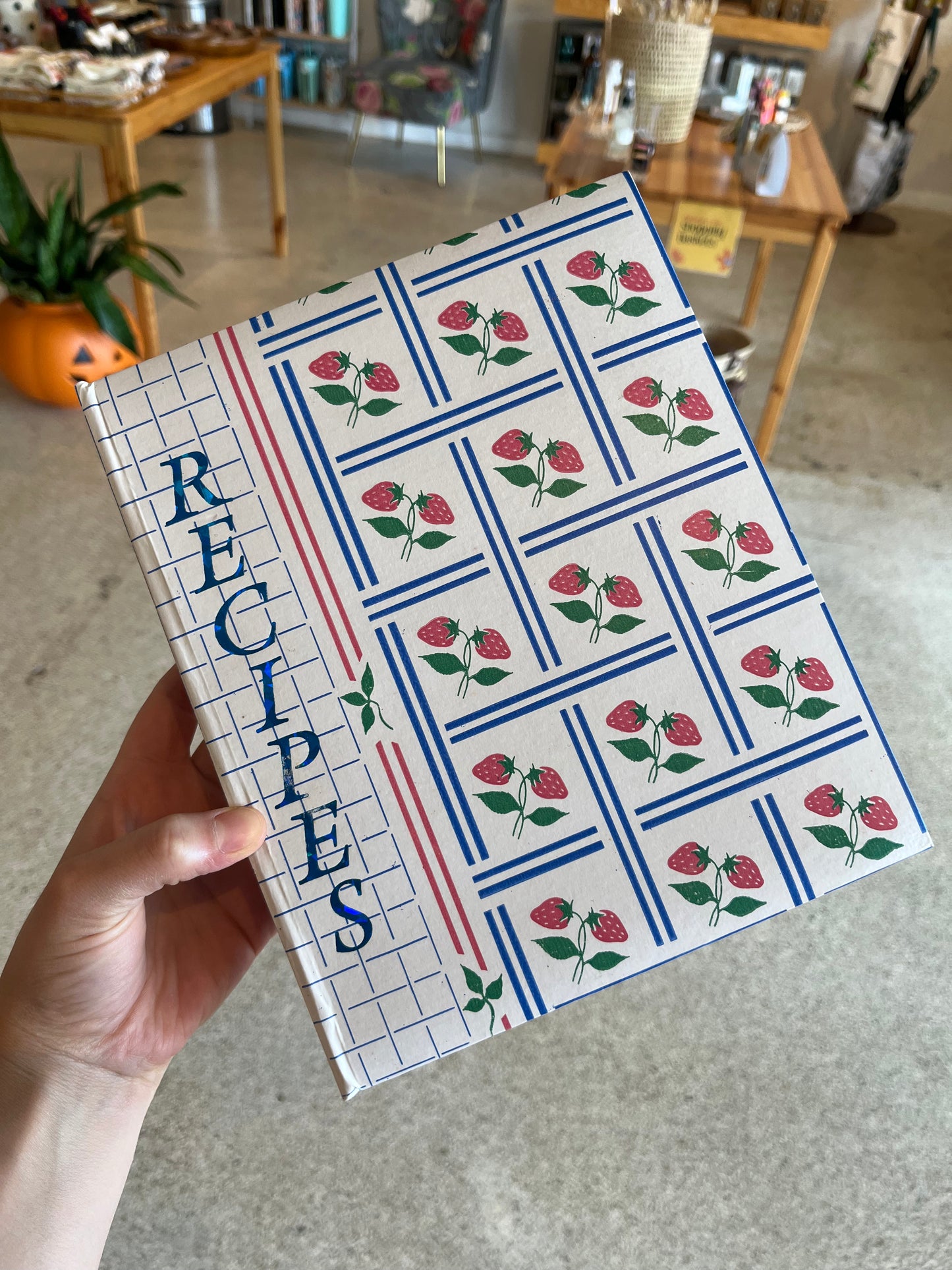 Vintage Strawberry Recipe Binder