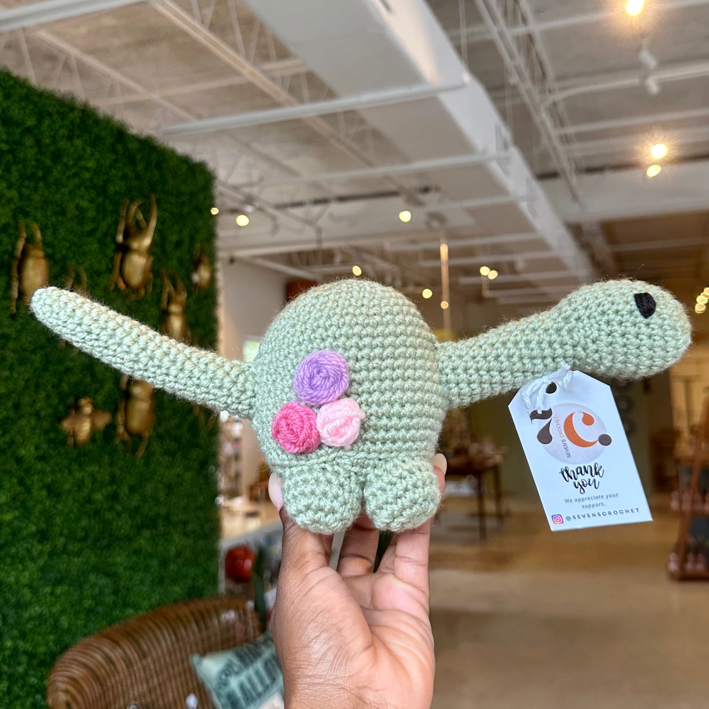 Dino Yarn Plushie