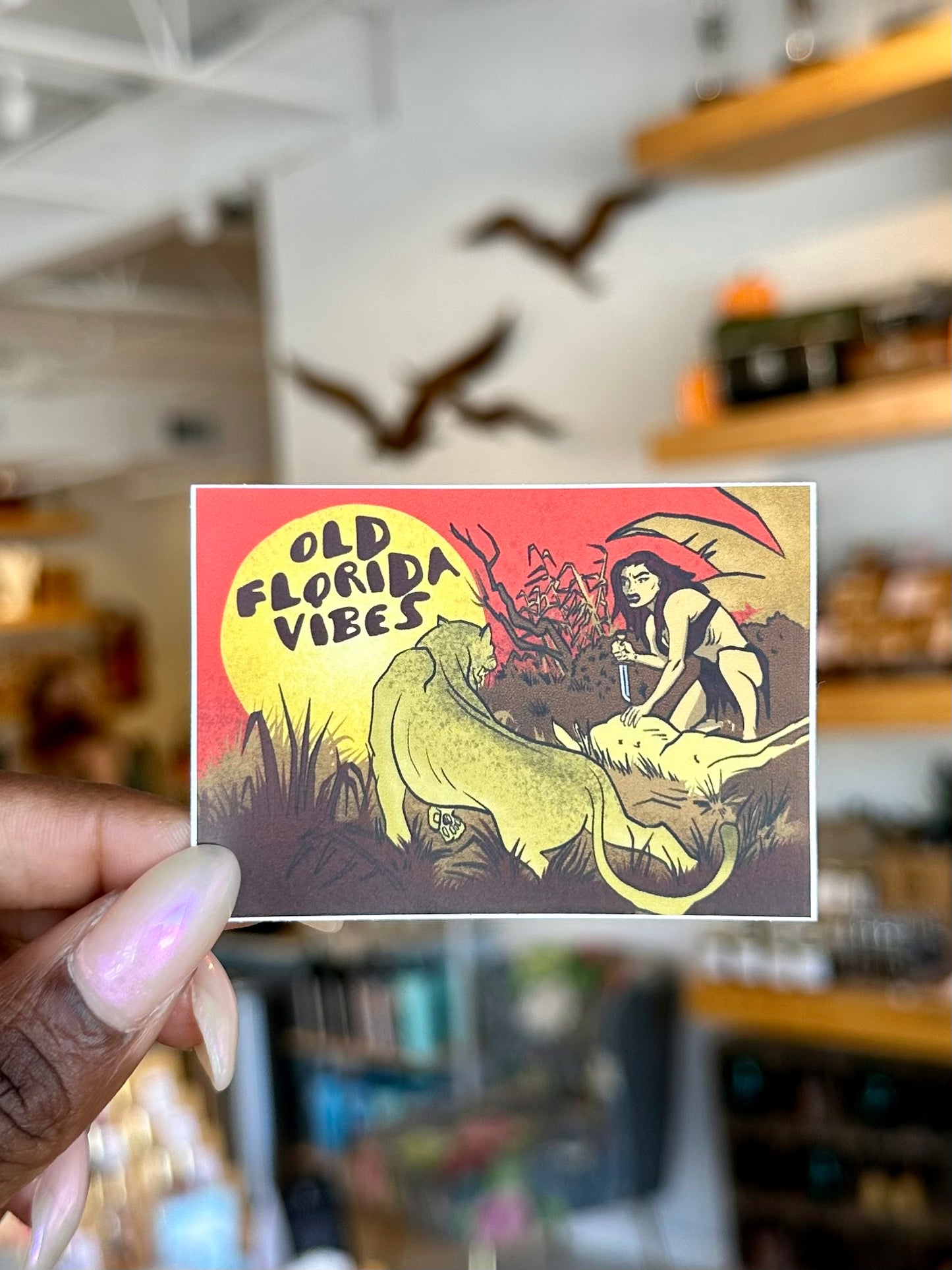 Old Florida Vibes Sticker