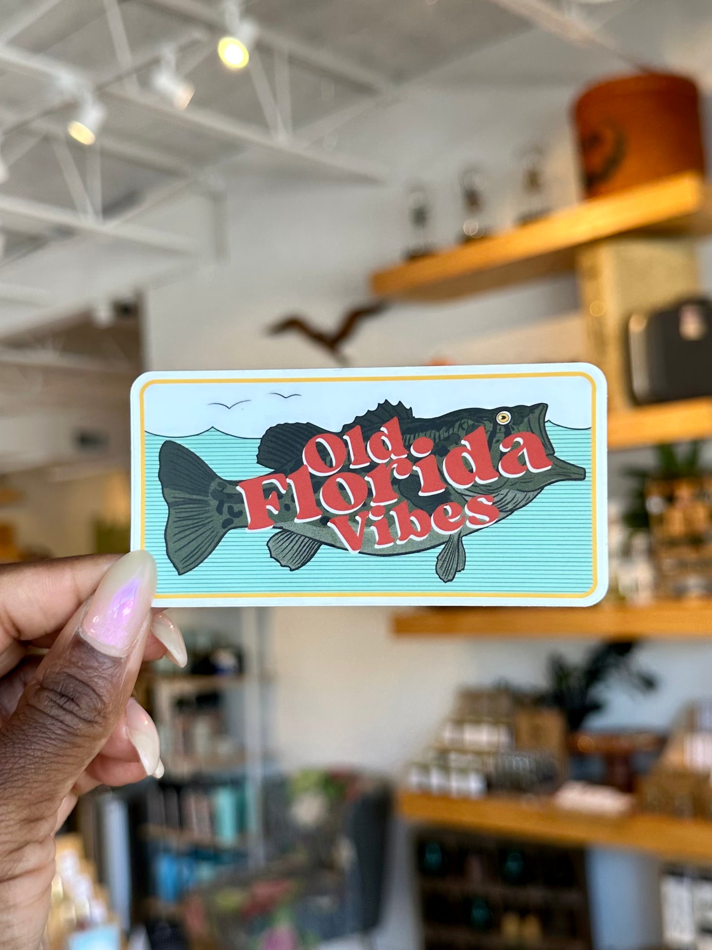 Old Florida Vibes Sticker
