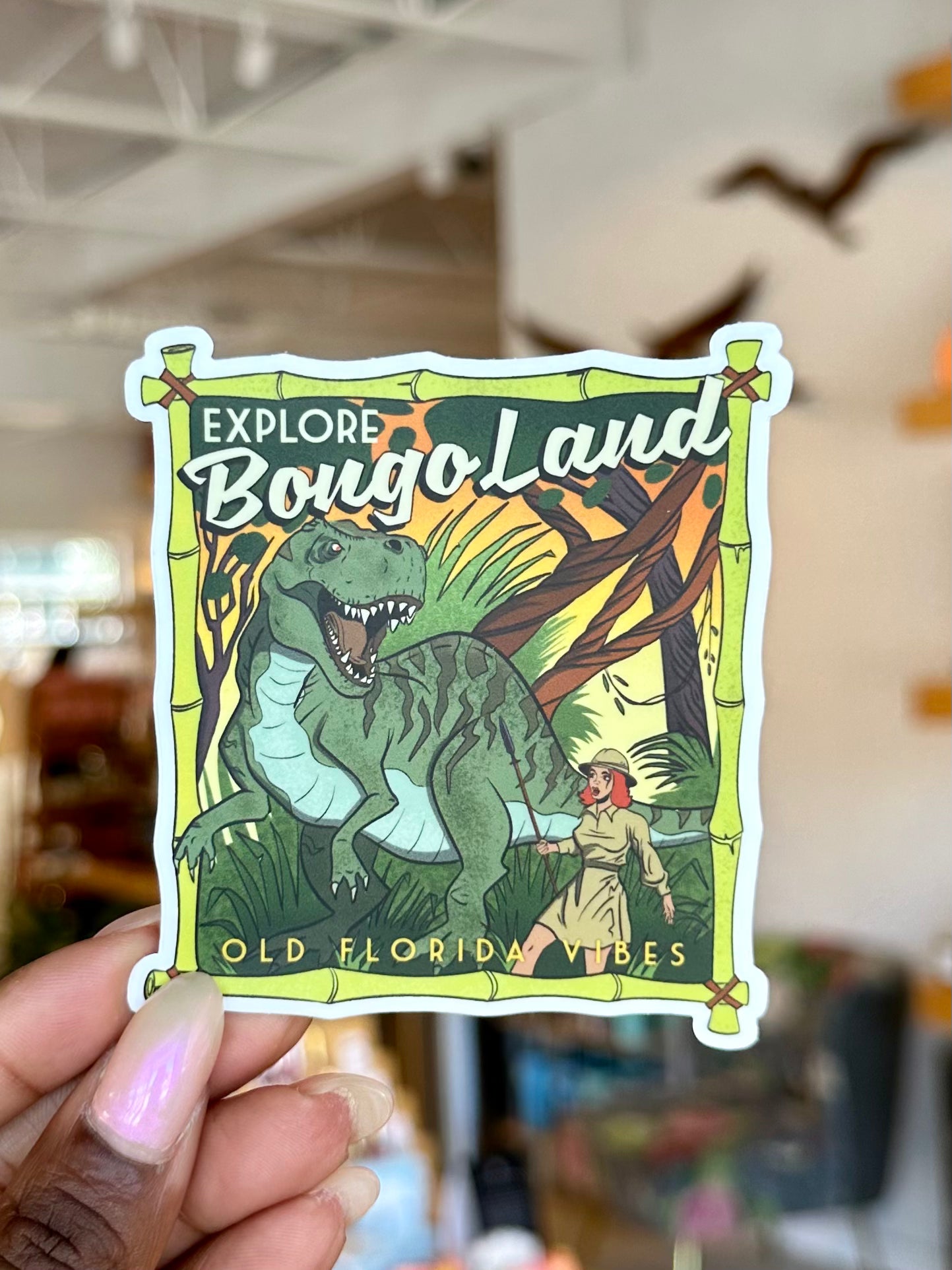 Old Florida Vibes Sticker