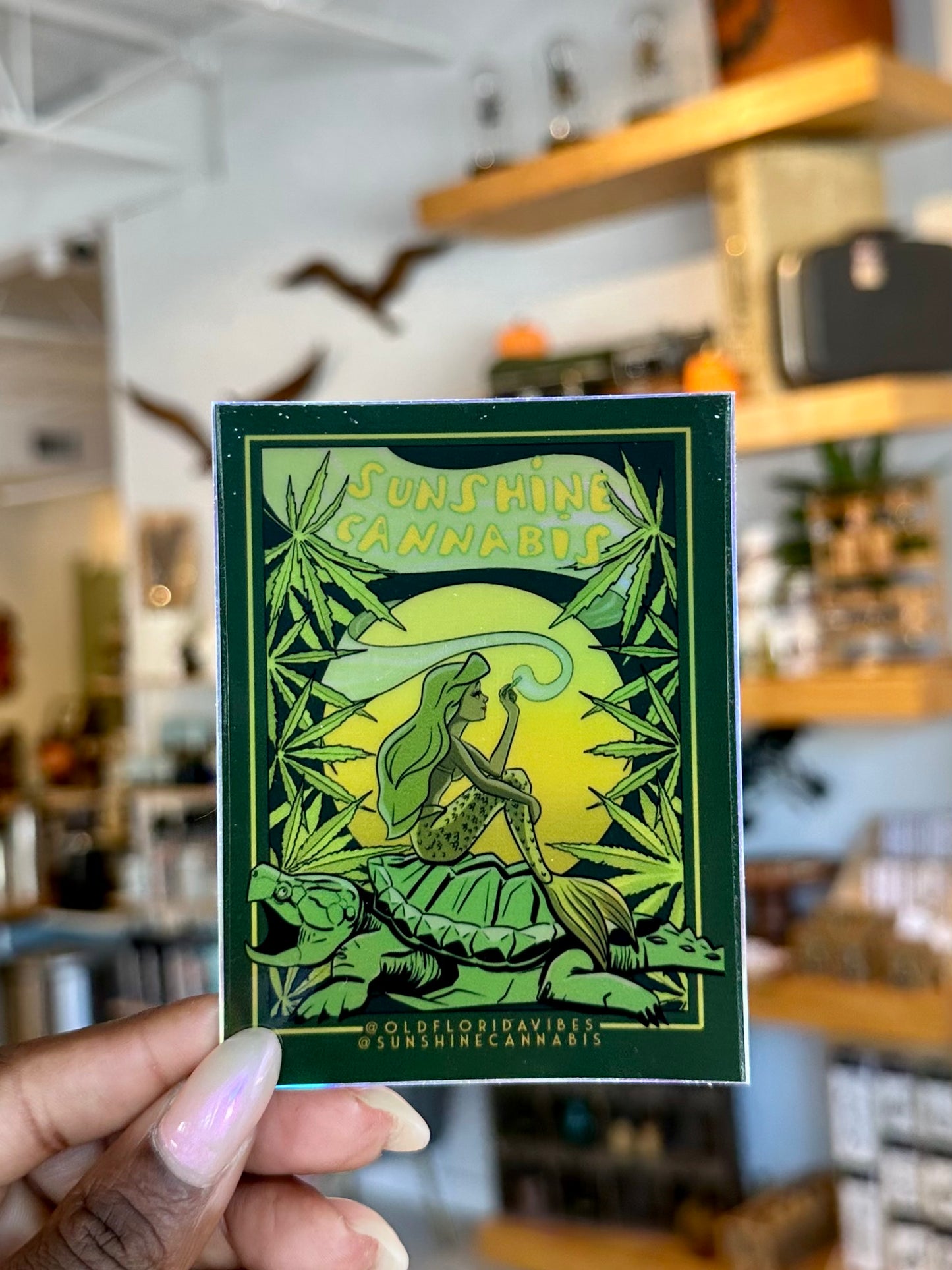 Old Florida Vibes Sticker