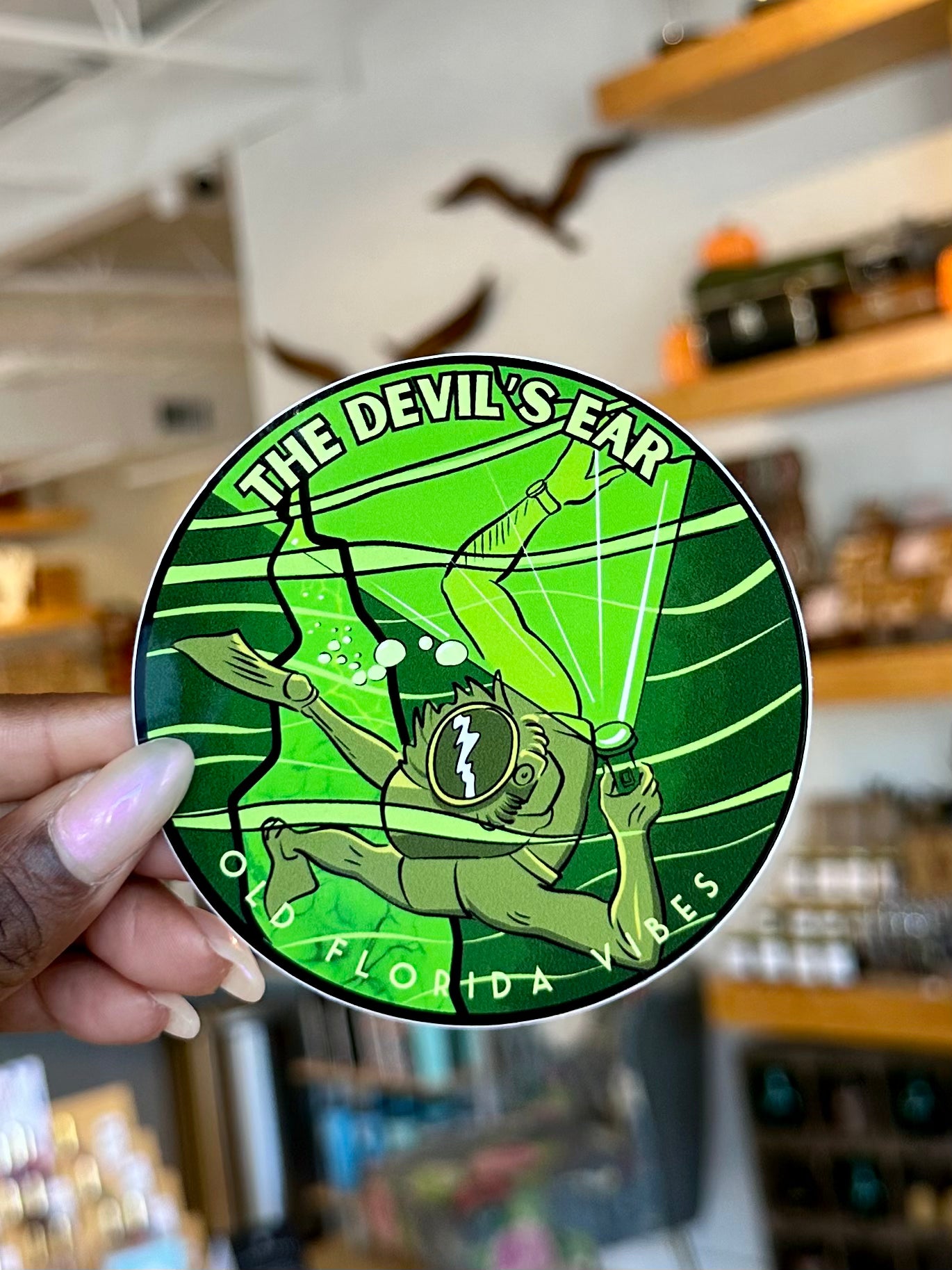 Old Florida Vibes Sticker