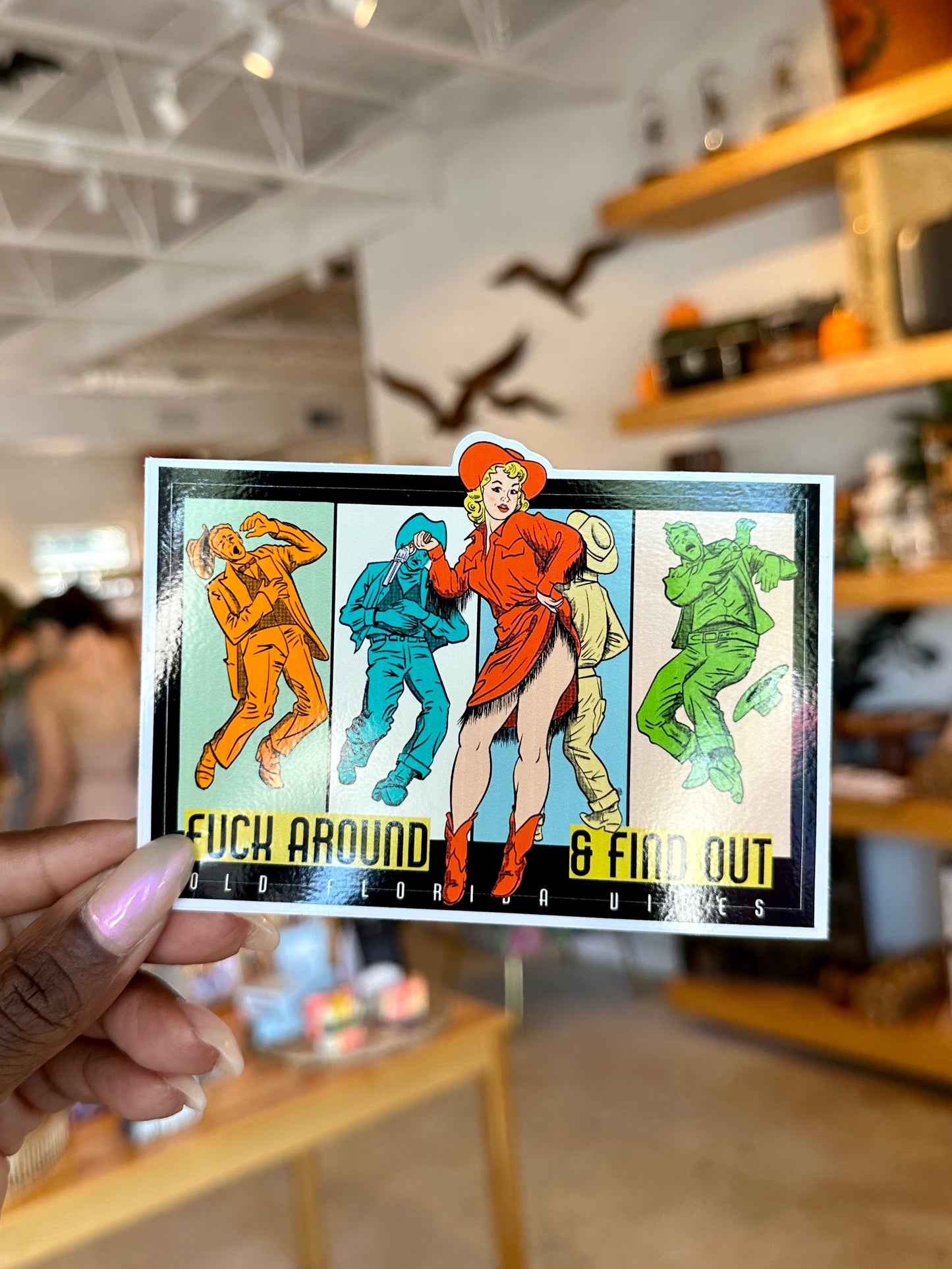 Old Florida Vibes Sticker