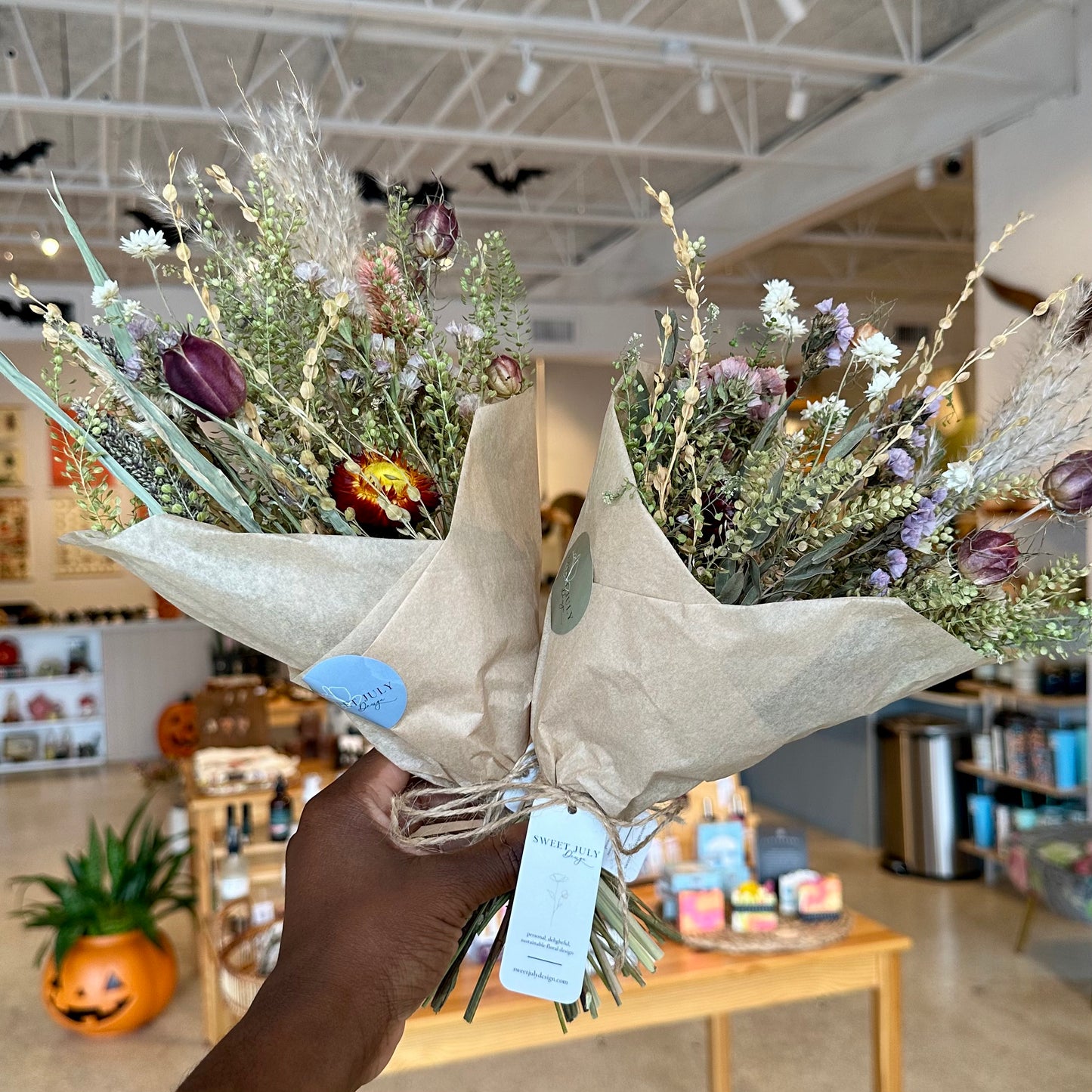Sweet July Dried Flower Bouquets