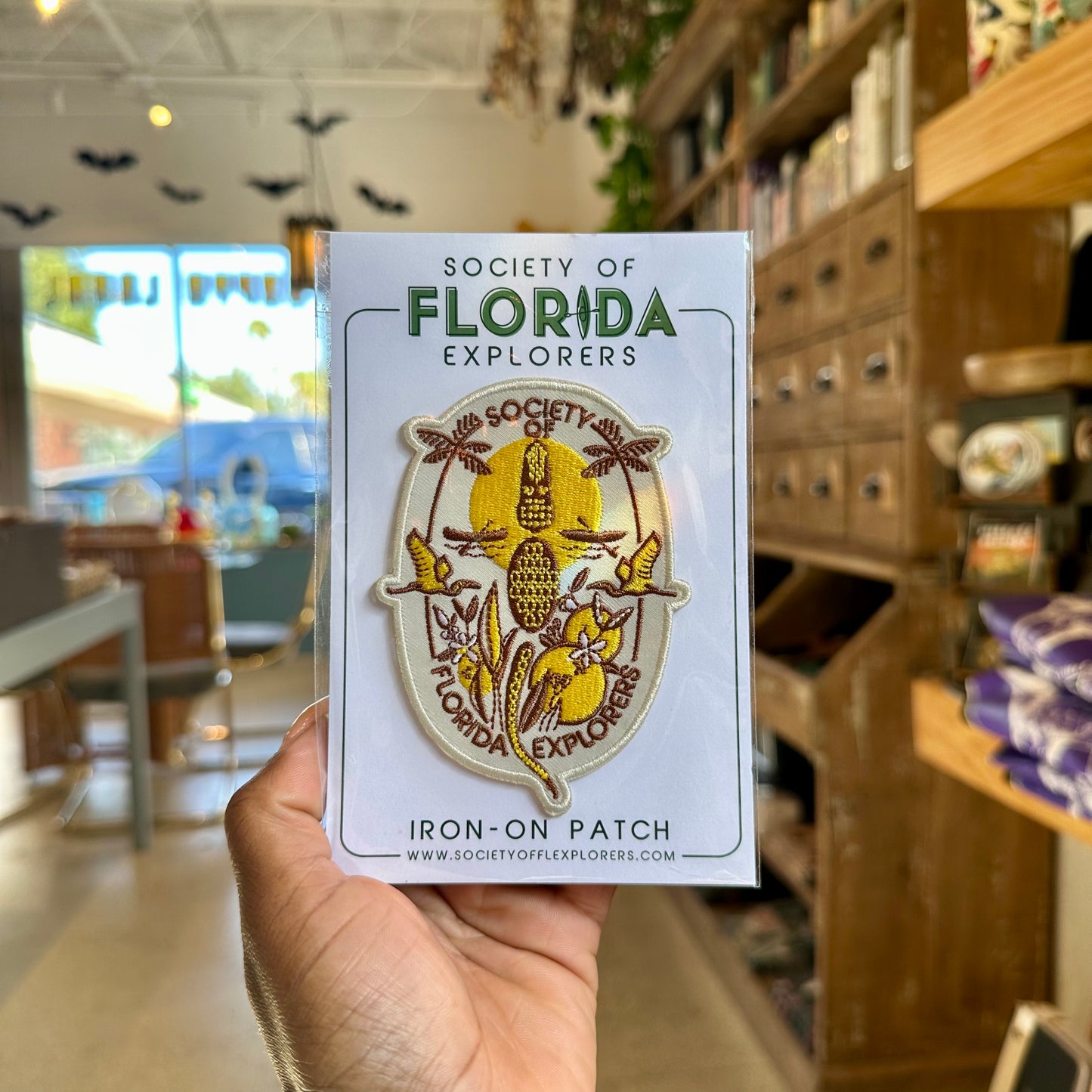 River of Exploration Society of Florida Explorers Iron-on Patch