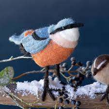 Handmade Wool Felt Bird Ornaments