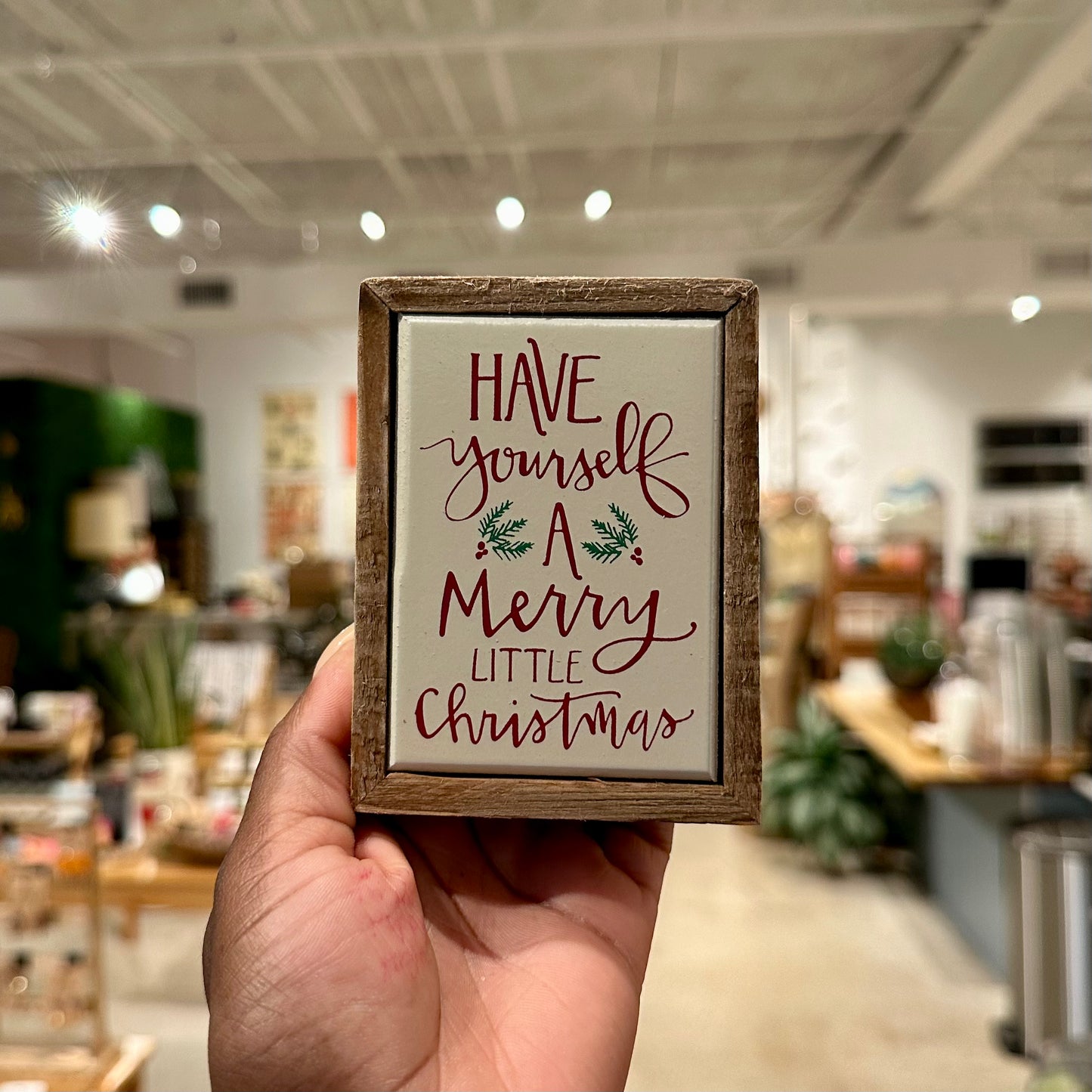 Mini Box Sign