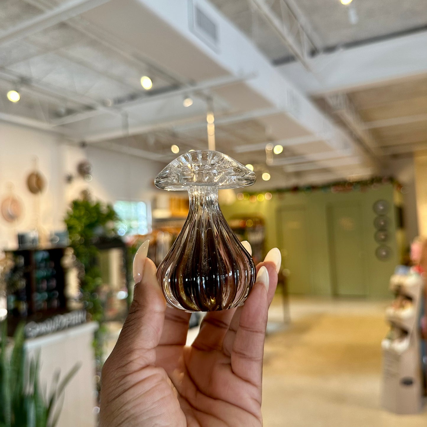 Blown Glass Mushroom