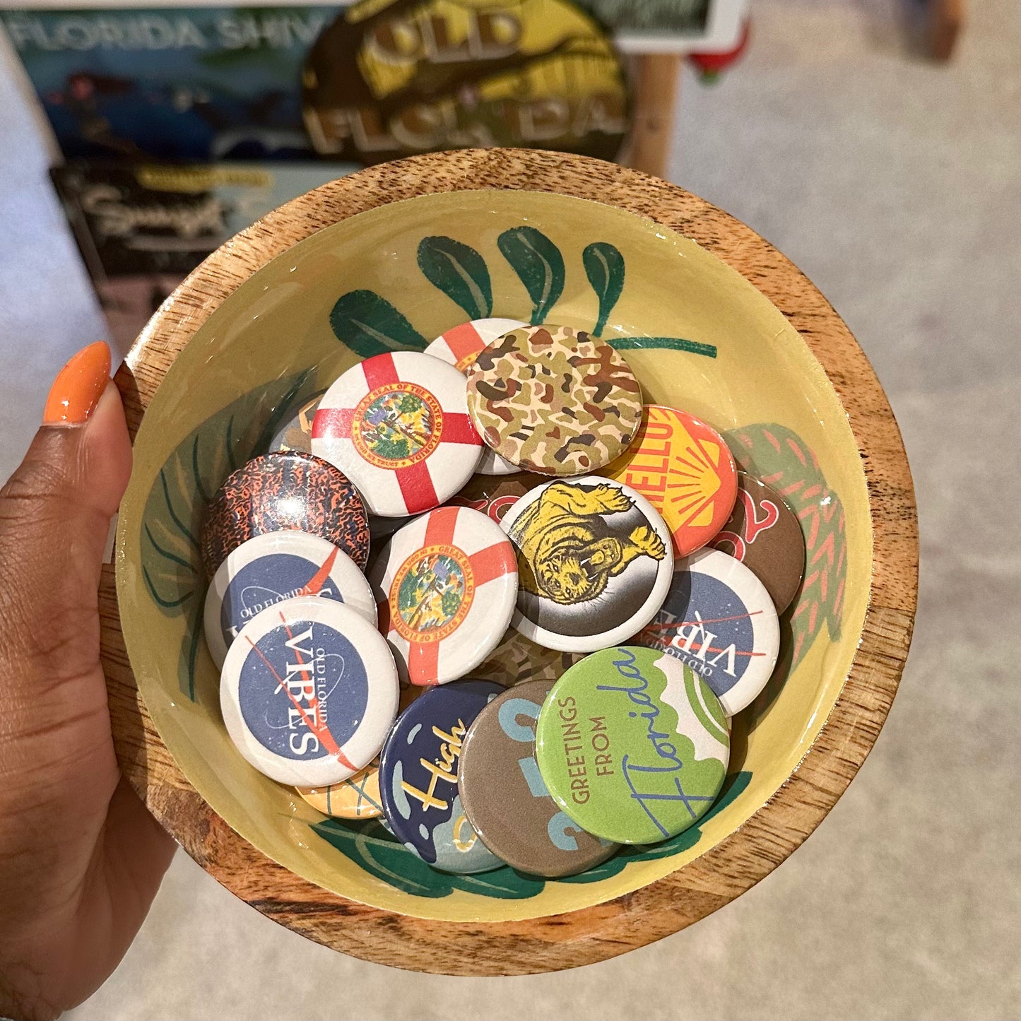 Old Florida Vibes Pins