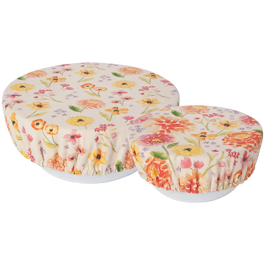 Cottage Floral Bowl Covers Set