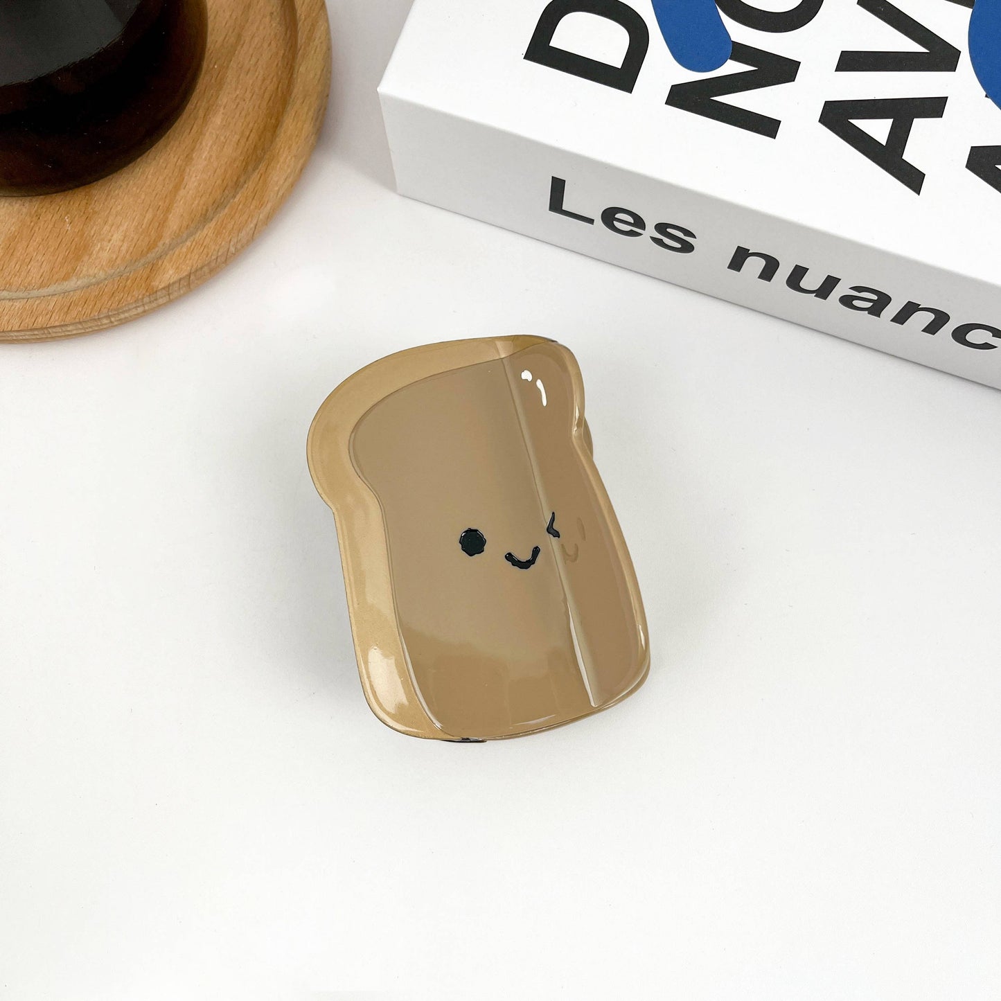 Bread Hair Claw Clip