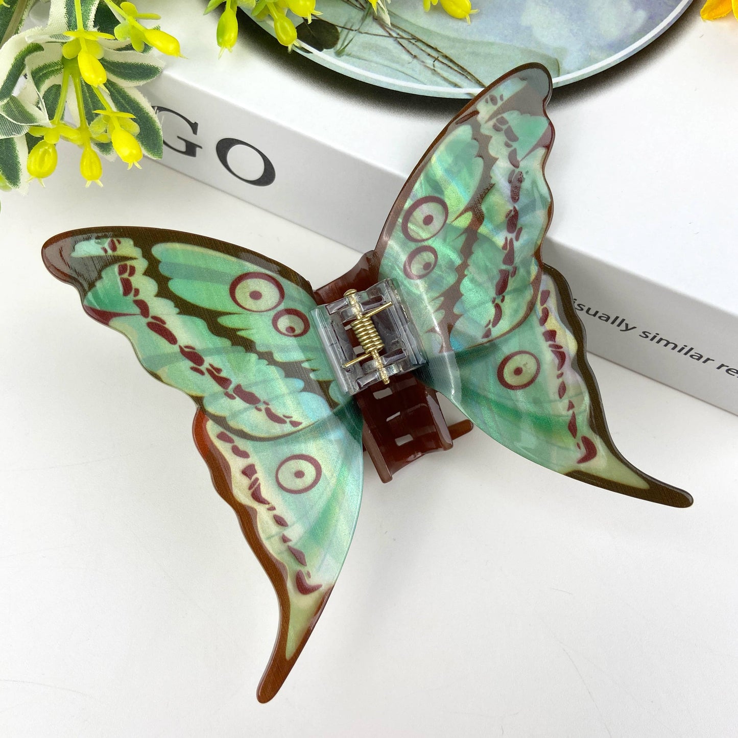 Colorful Butterfly Claw Clips