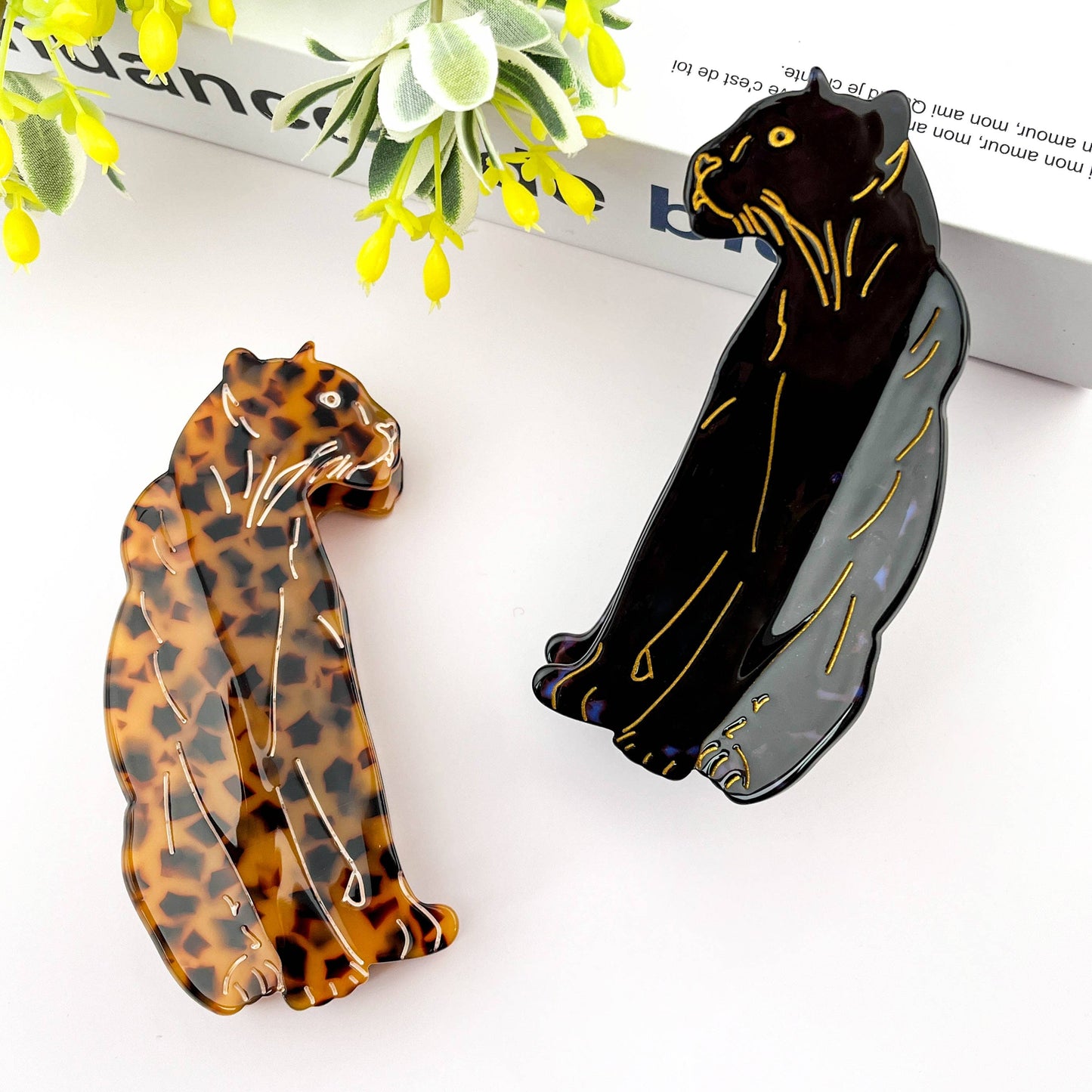 Jaguar Hair Claw Clip