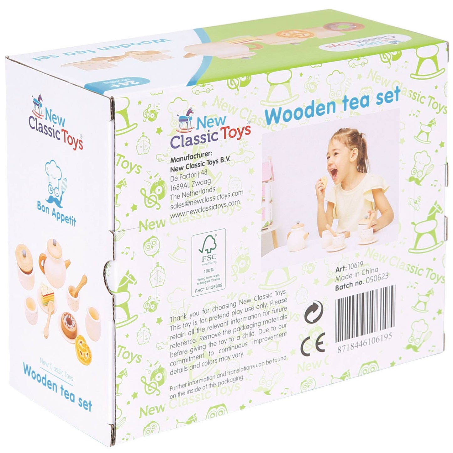 Wooden tea set
