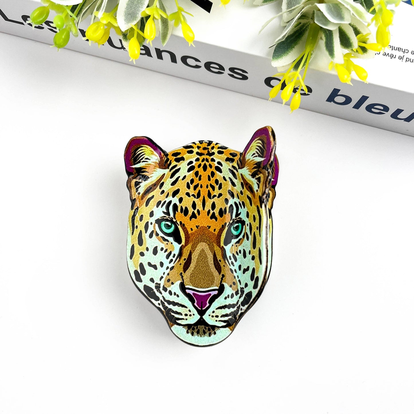 Tiger Head Hair Claw Clip