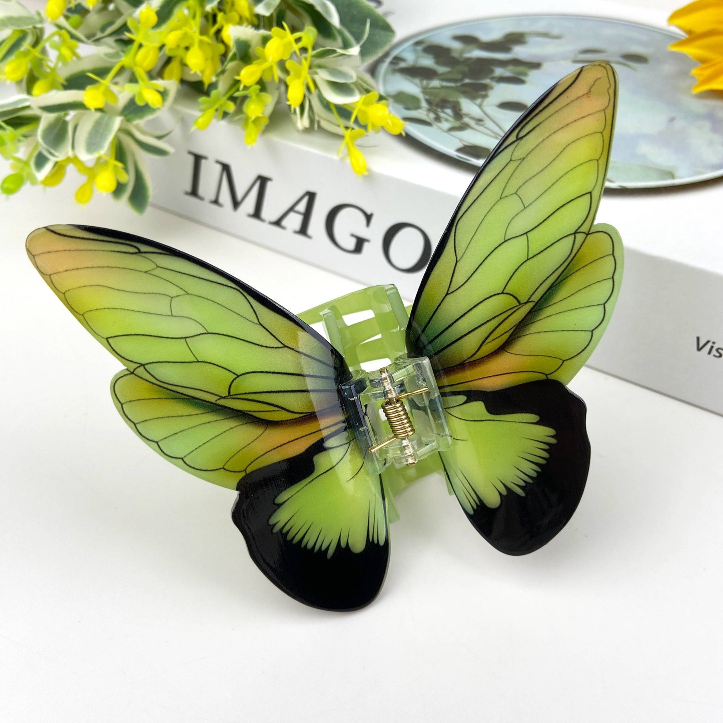 Colorful Butterfly Claw Clips