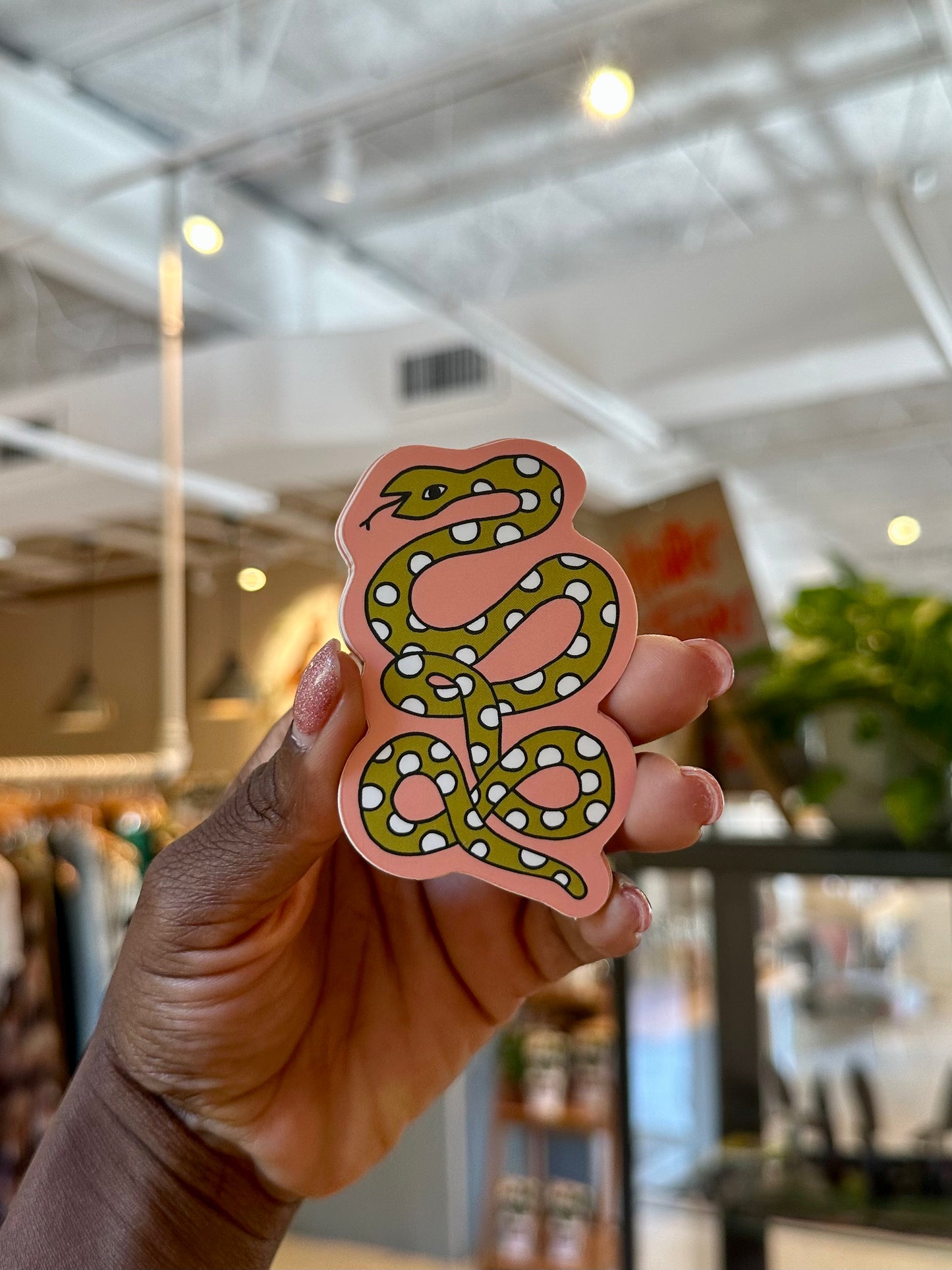 Spotted Snake Sticker