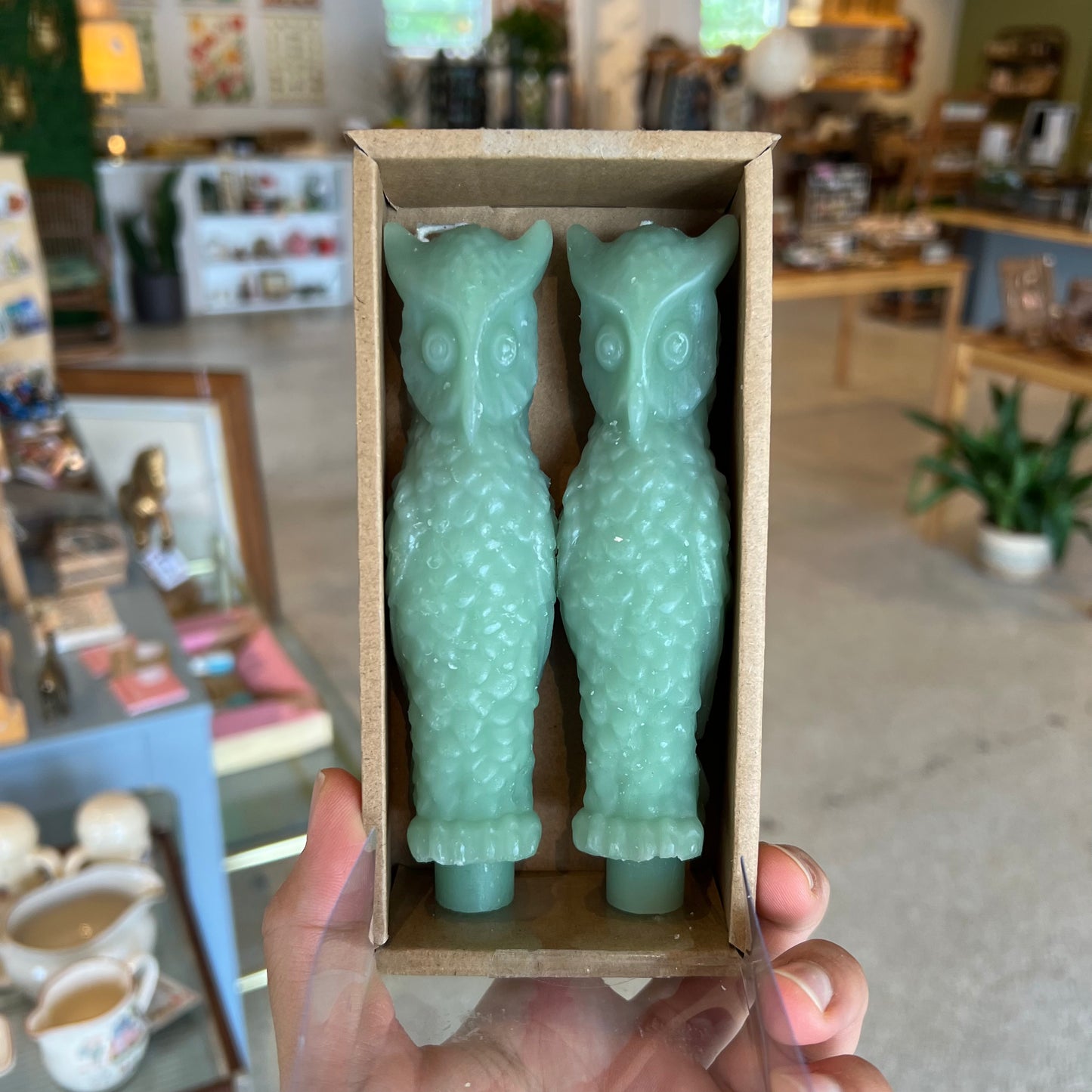 Owl Taper Candle